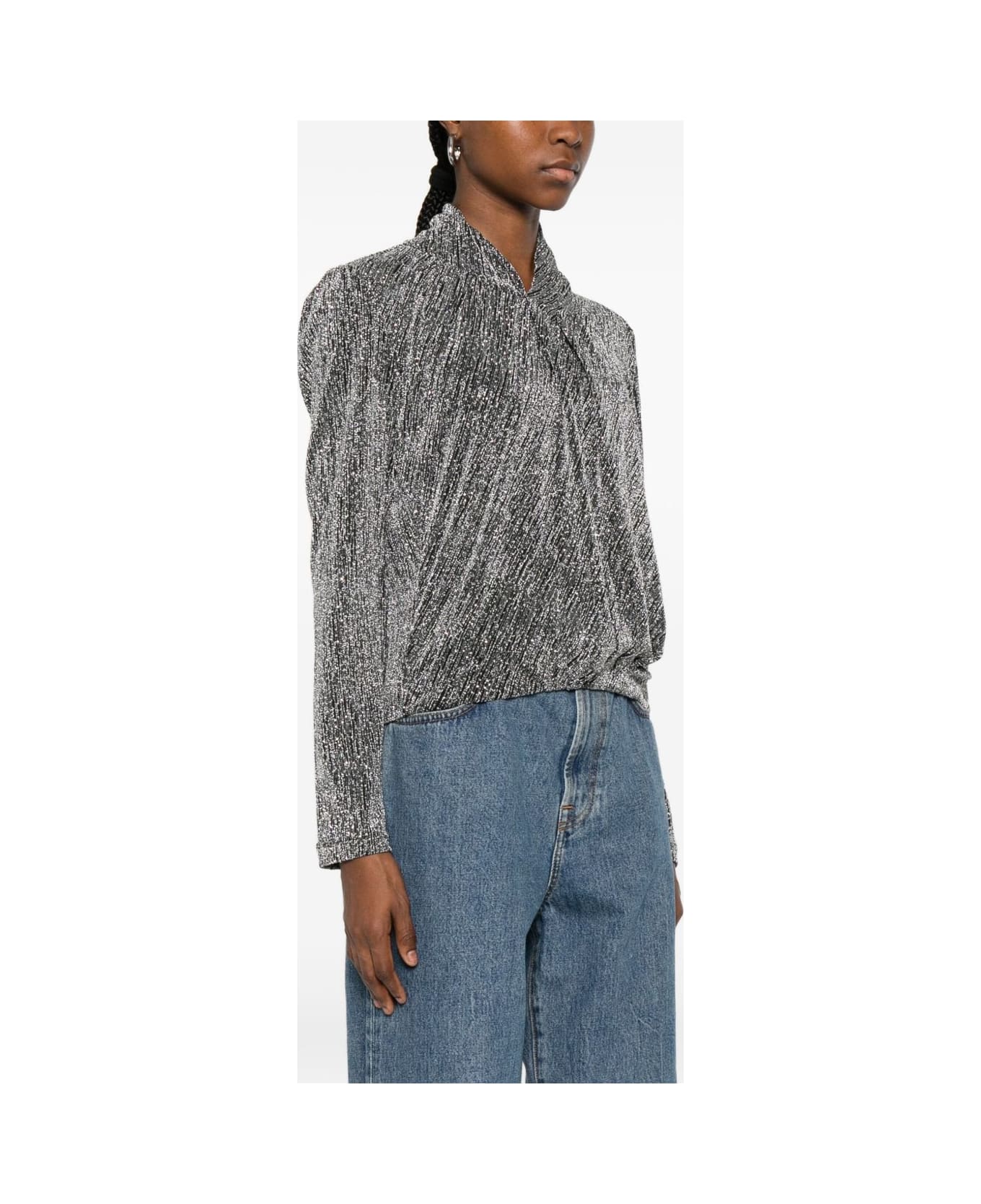 IRO Ysane Blouse - Silver