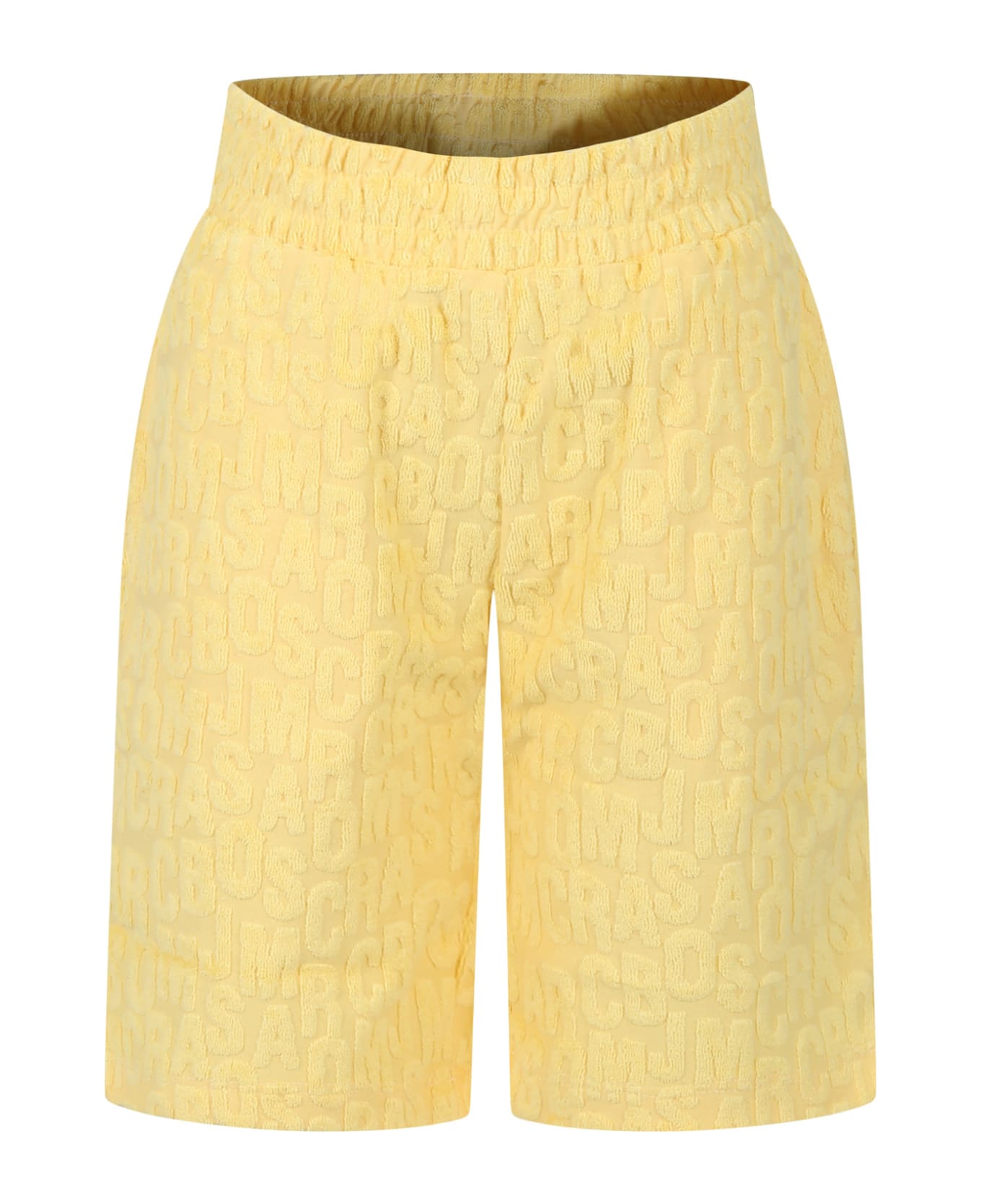 Marc Jacobs Yellow Shorts For Kids With Logo - Yellow