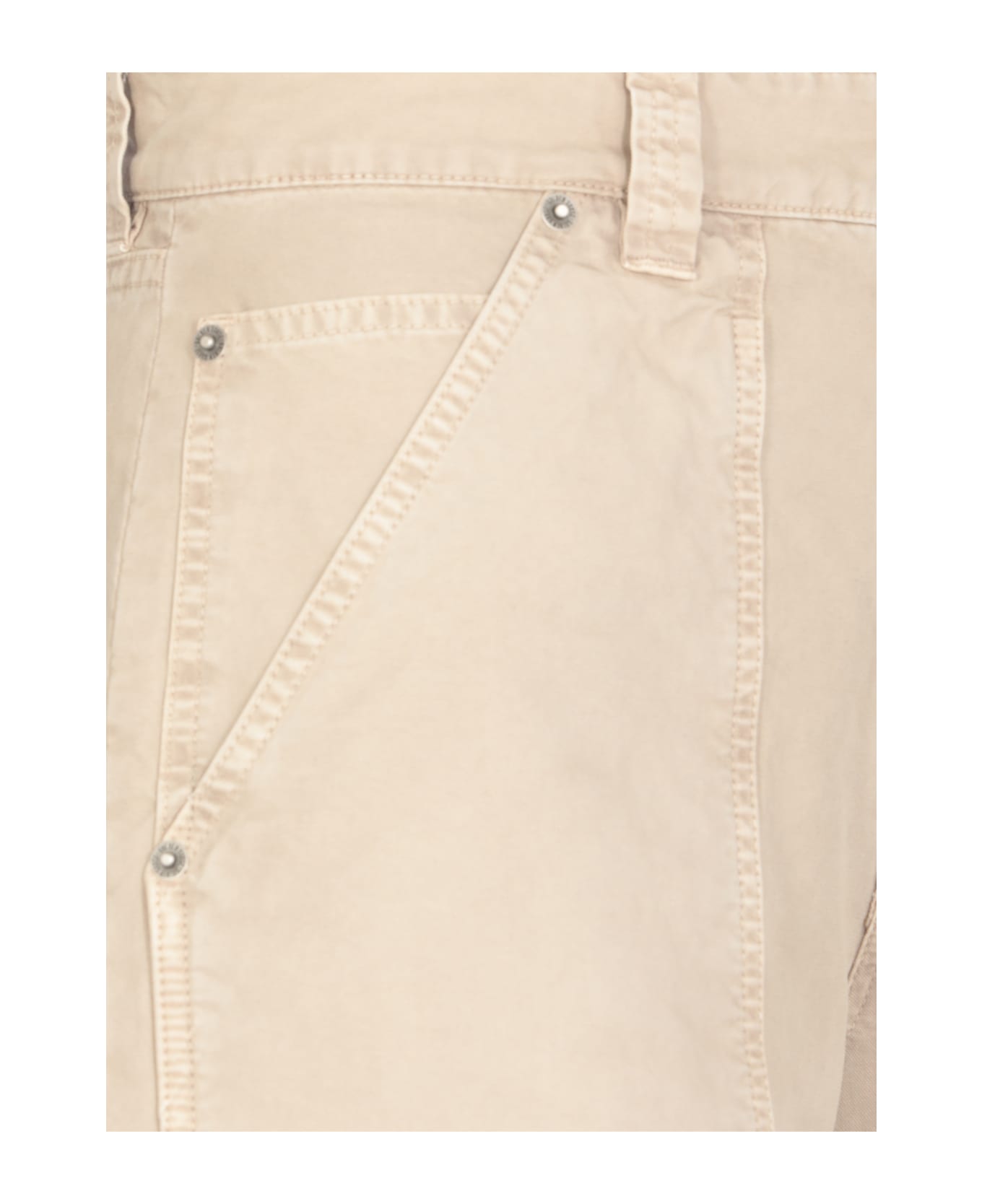 Golden Goose Cotton Cargo Pants - Beige