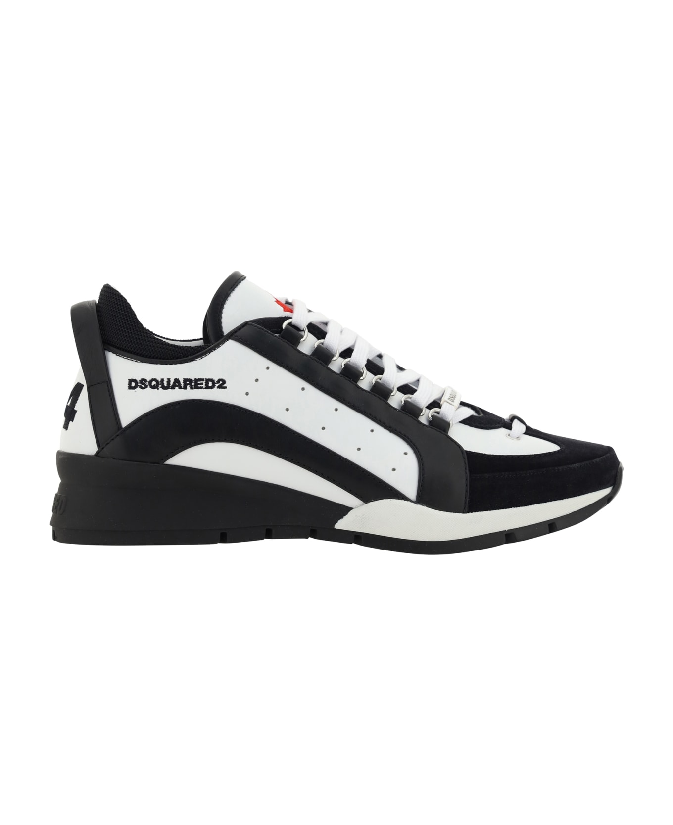 【送料&関税込】Dsquared2 Legendary Leather Low-top Sneakers Dsquared2 - Legendary leather low-top sneakers