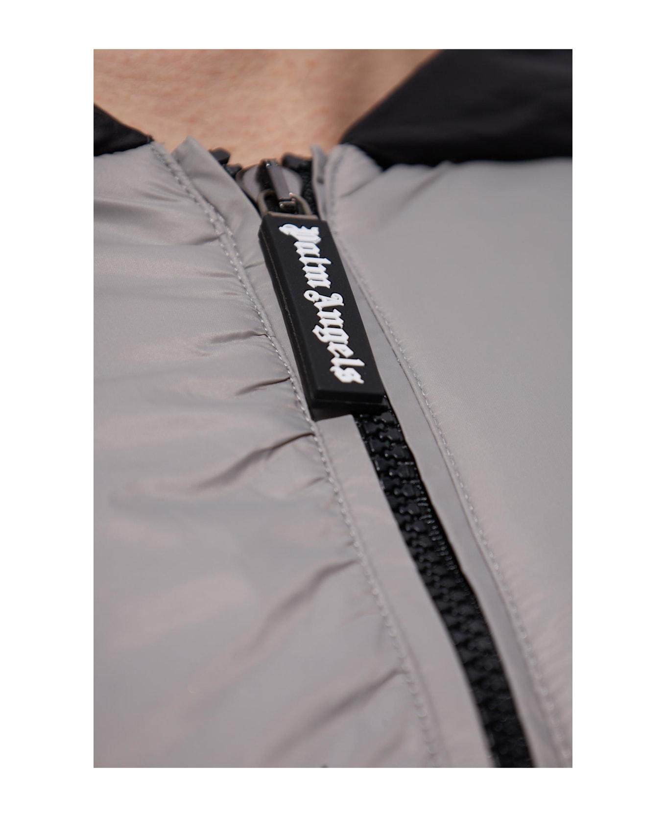 Palm Angels Hooded Jacket - Grigio