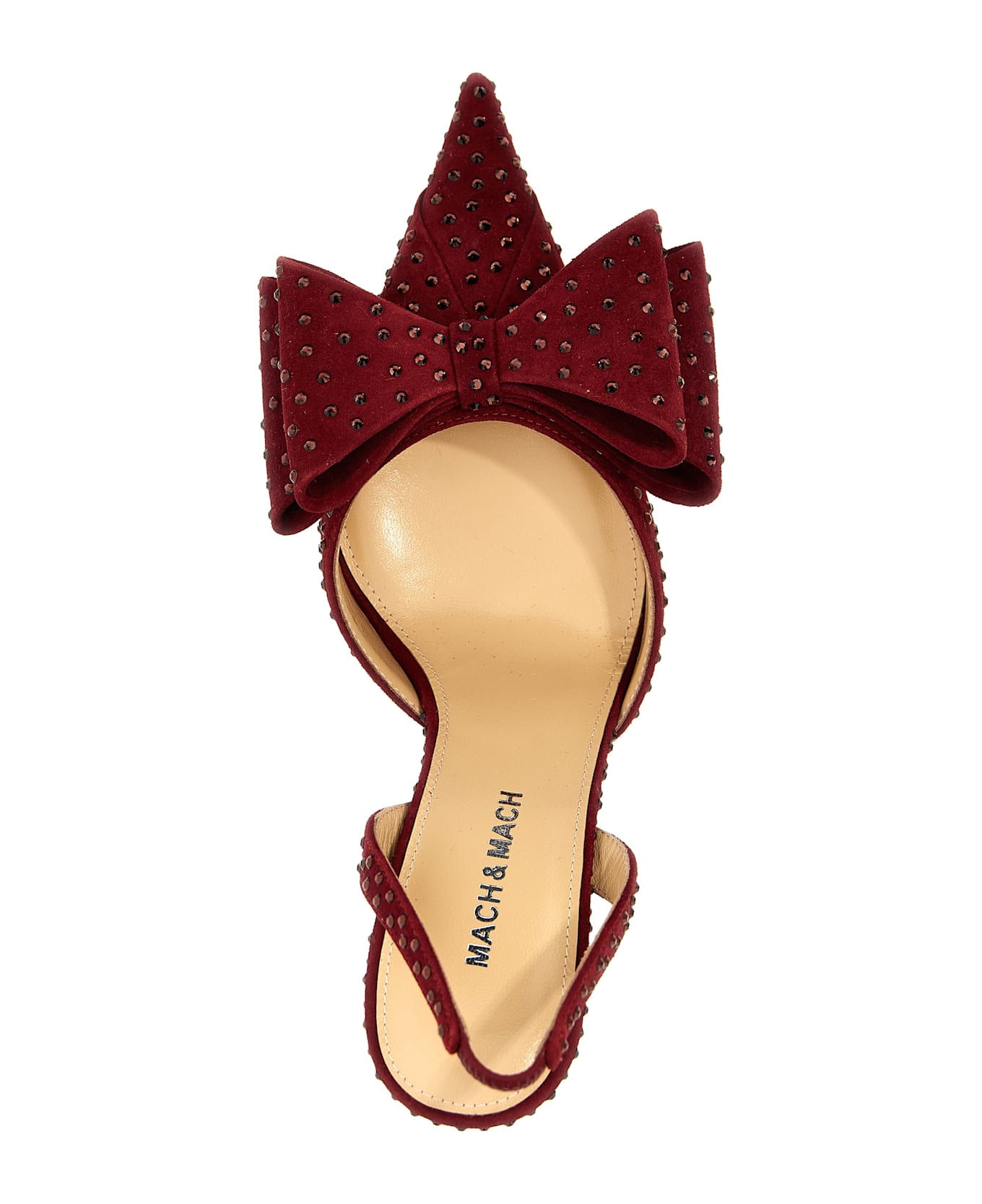 Mach & Mach 'le Cadeau' Slingback - Bordeaux