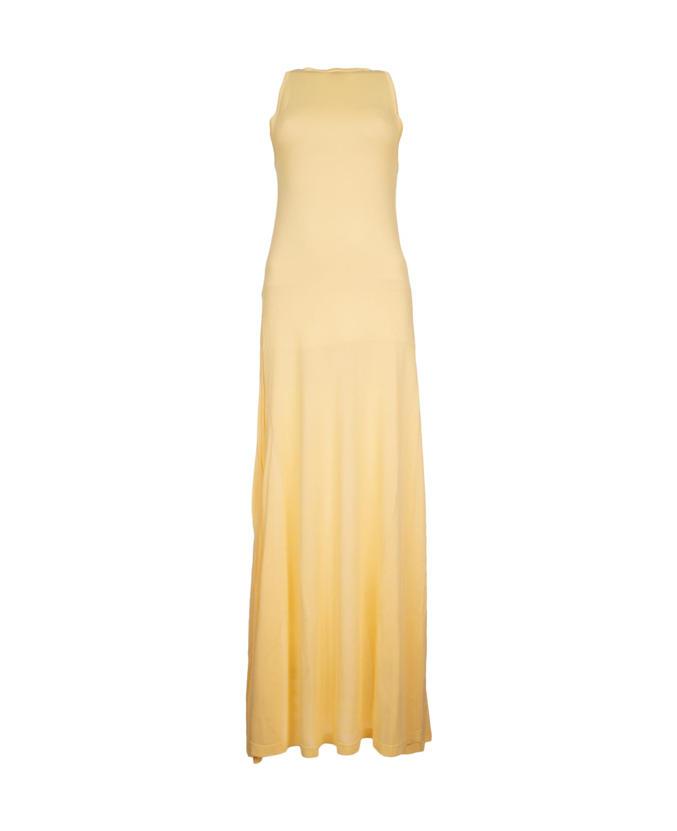 Jacquemus La Robe Maille Sculta - LIGHTYELLOW