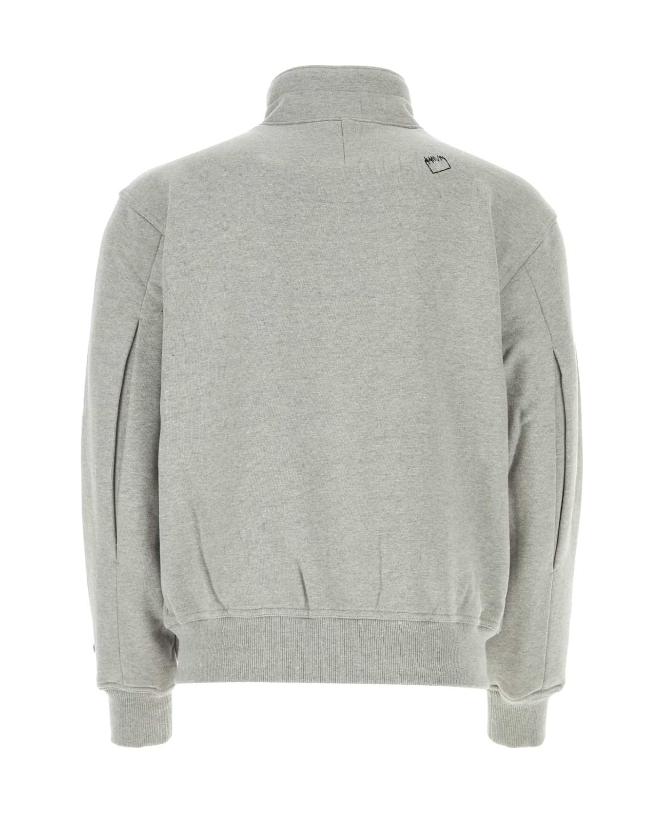Ader Error Grey Cotton Sweatshirt - GREY フリース