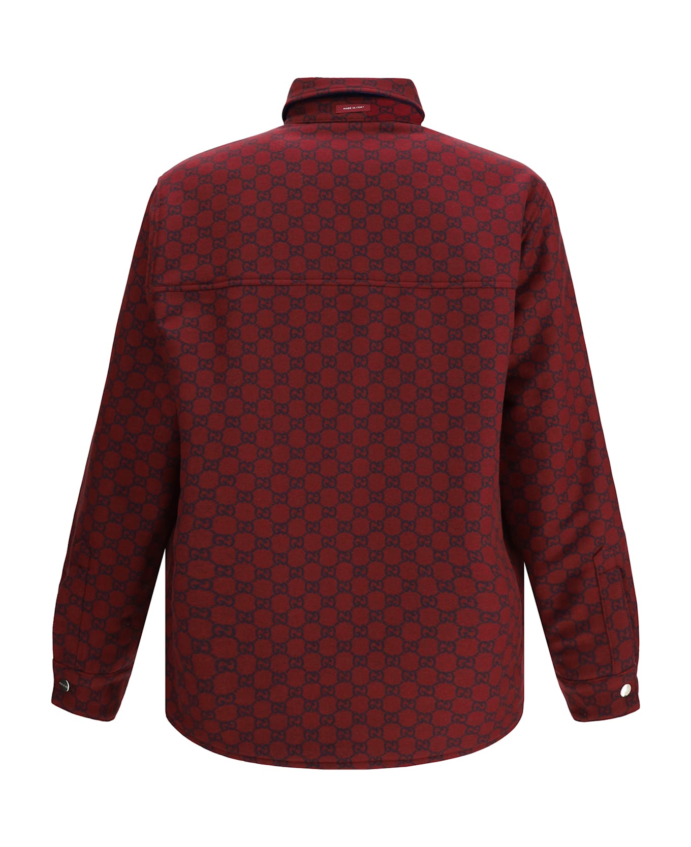 Gucci Denim And Flanel Reversible Shirt - Blue