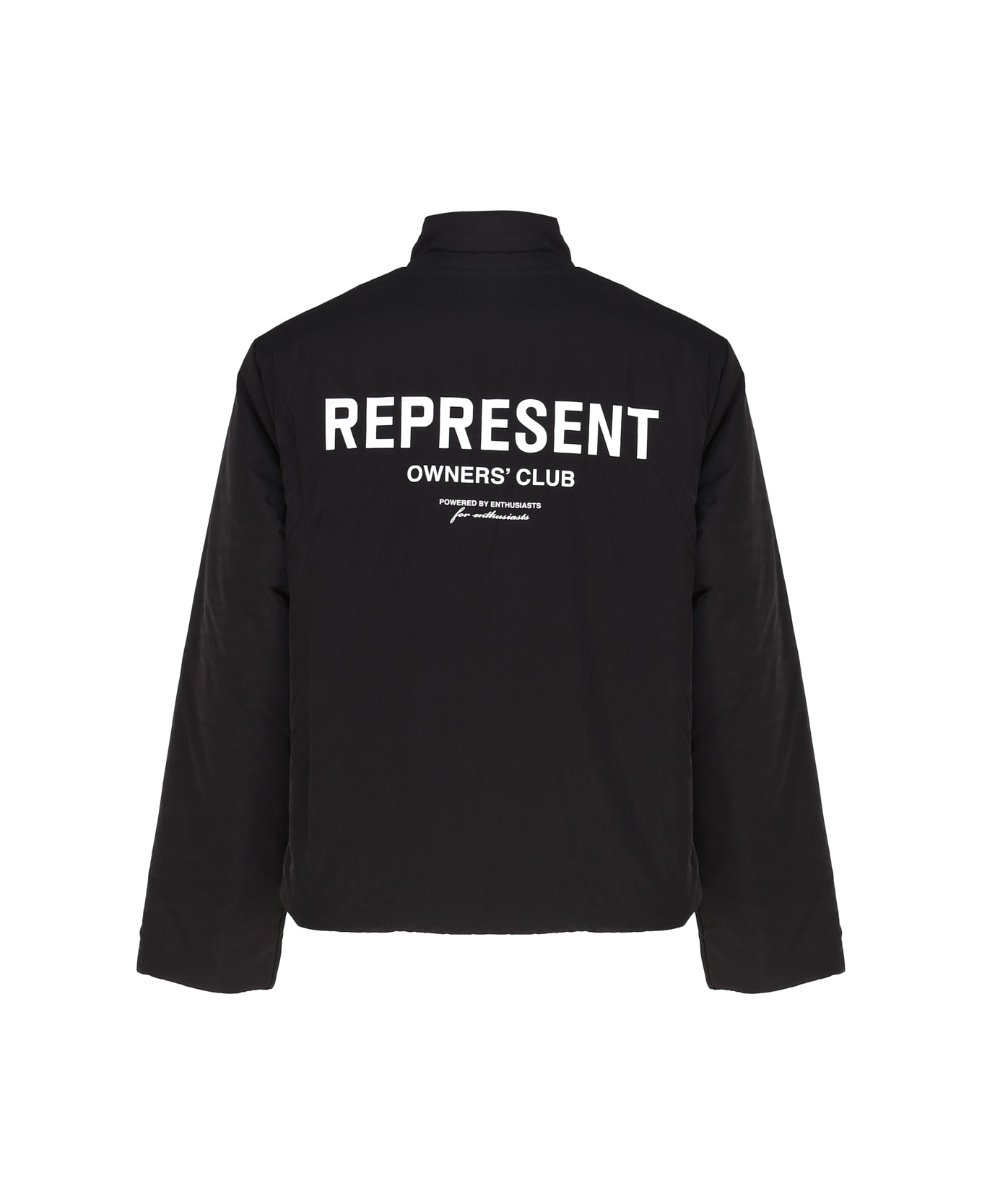 REPRESENT High Neck Jacket With Zip Closure - Black ジャケット