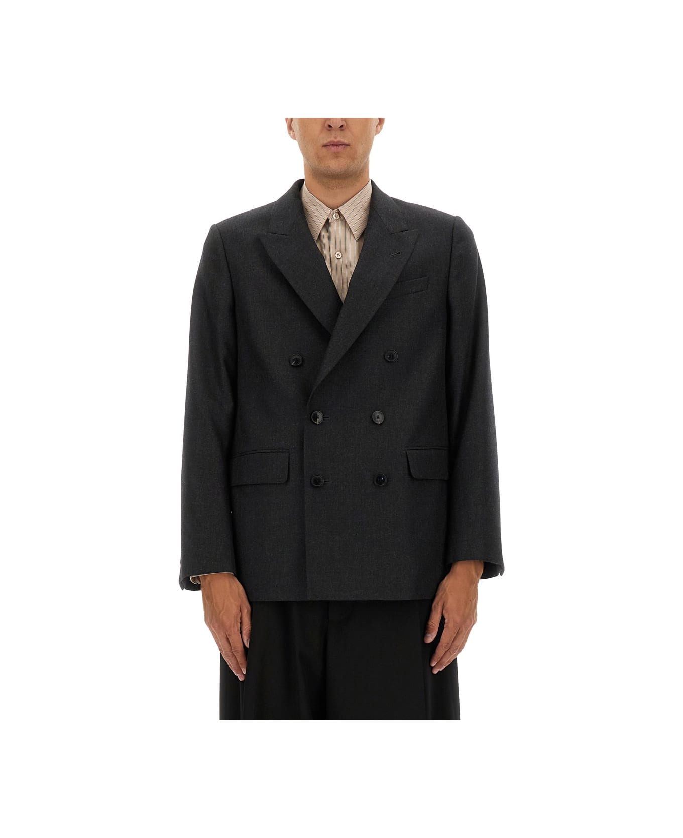 Dries Van Noten Wool Jacket - GREY