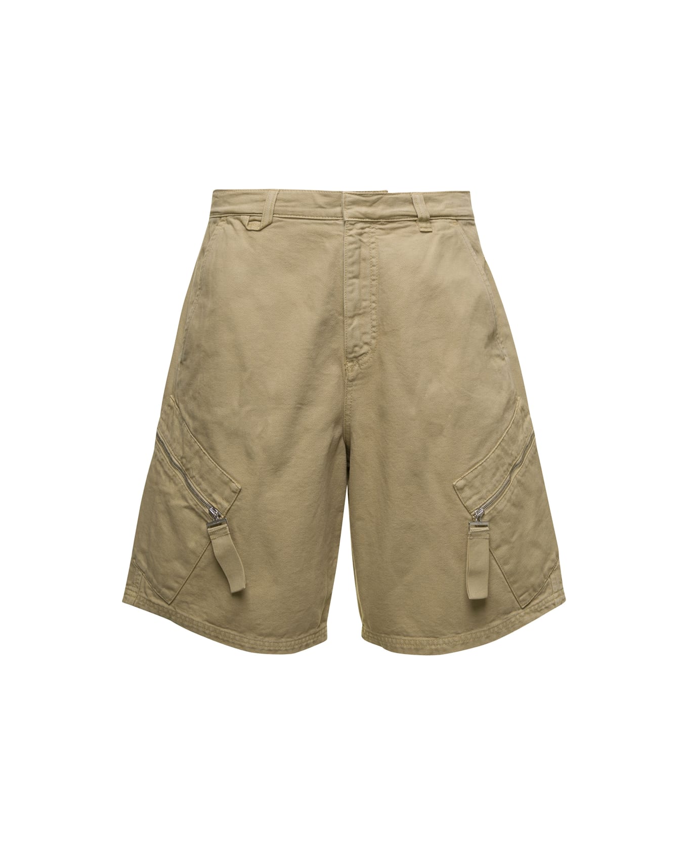 Jacquemus Cotton Shorts - Beige ショートパンツ