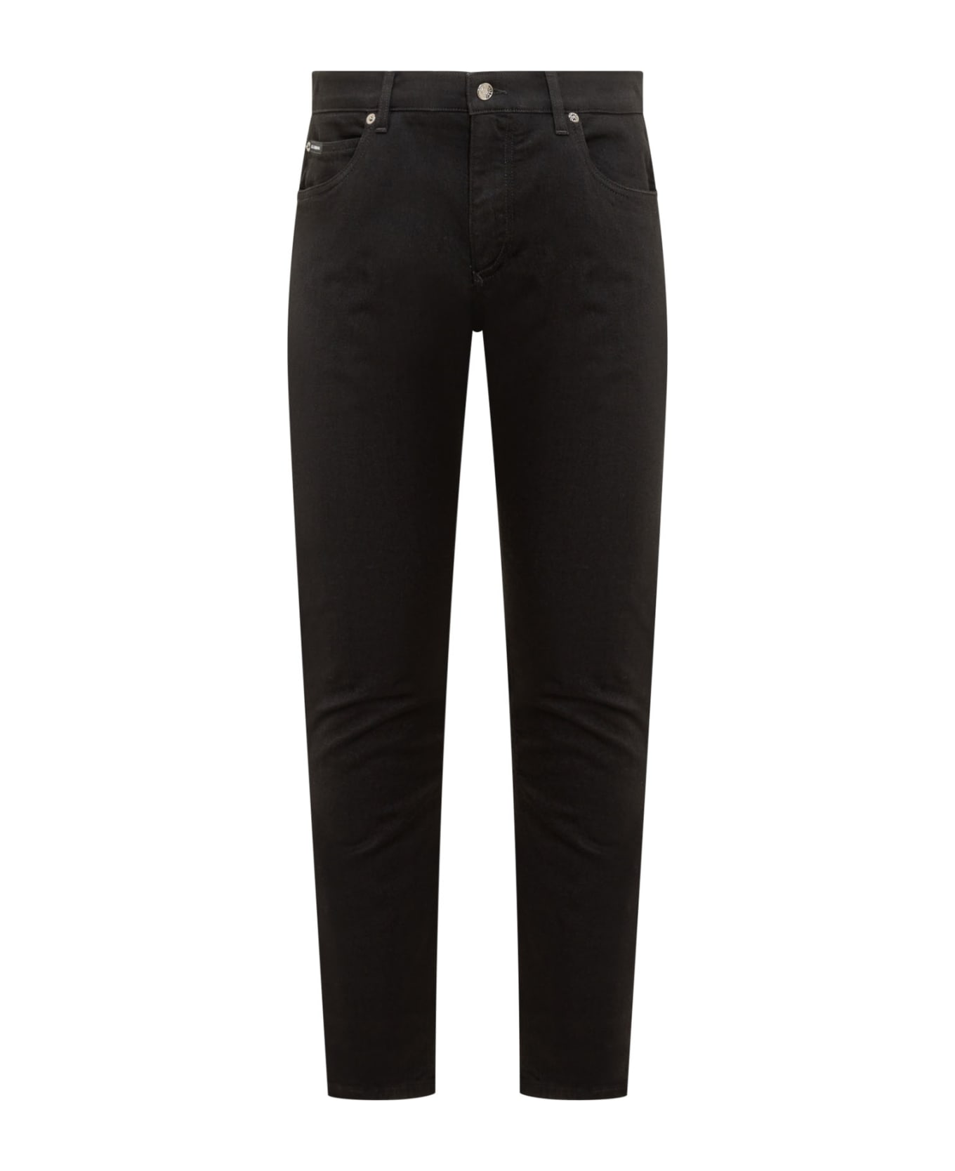 Dolce & Gabbana Slim Five-pocket Model Jeans - BLACK ボトムス