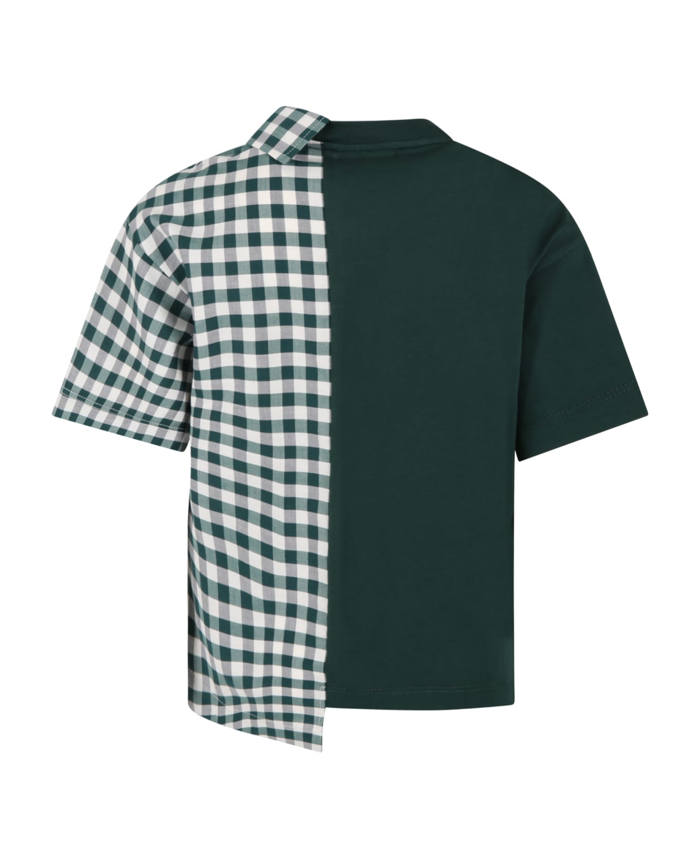 Fendi Green T-shirt For Boy With Logo - Green