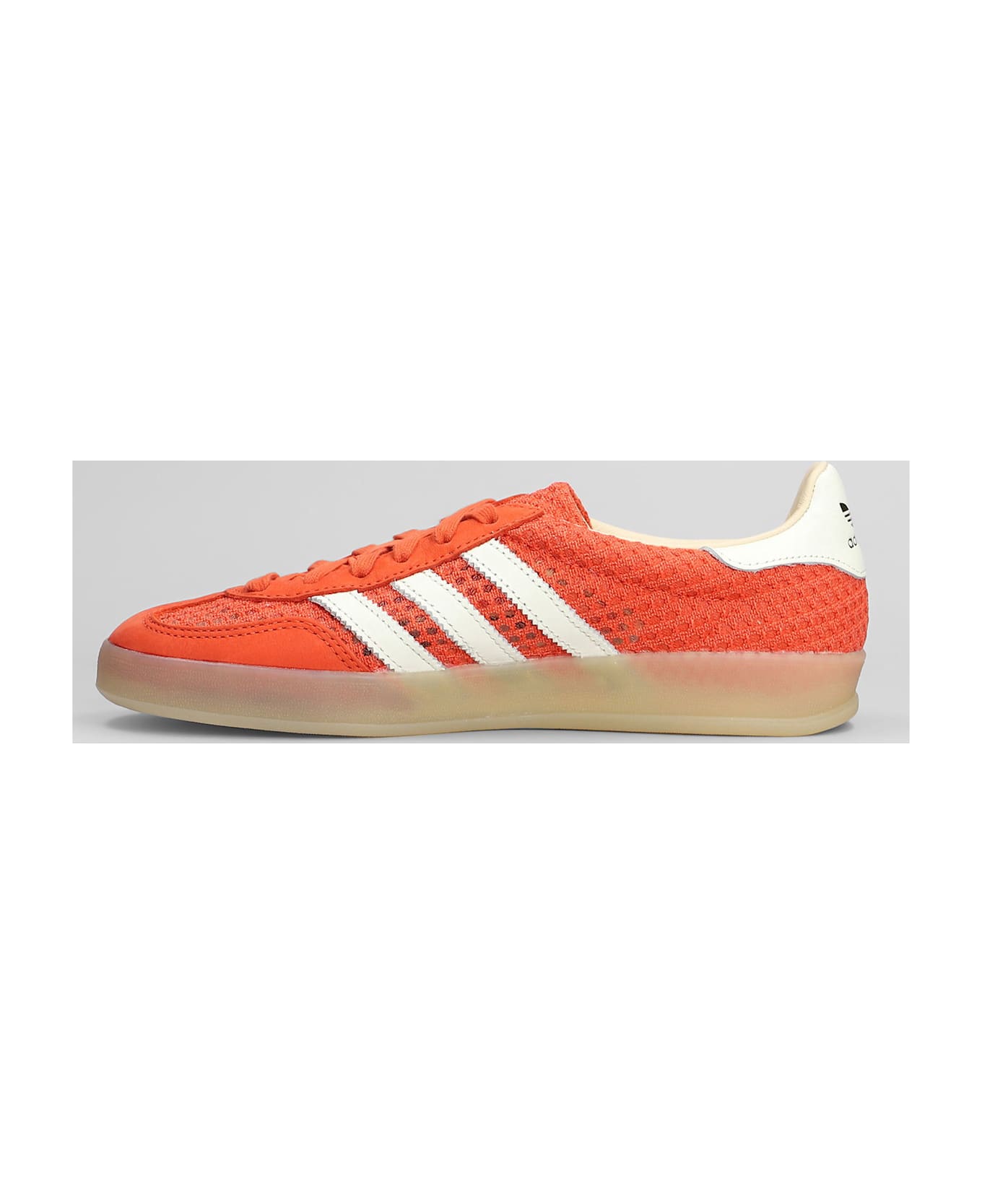 Adidas Gazelle Indoor Sneakers In Orange Fabric - orange