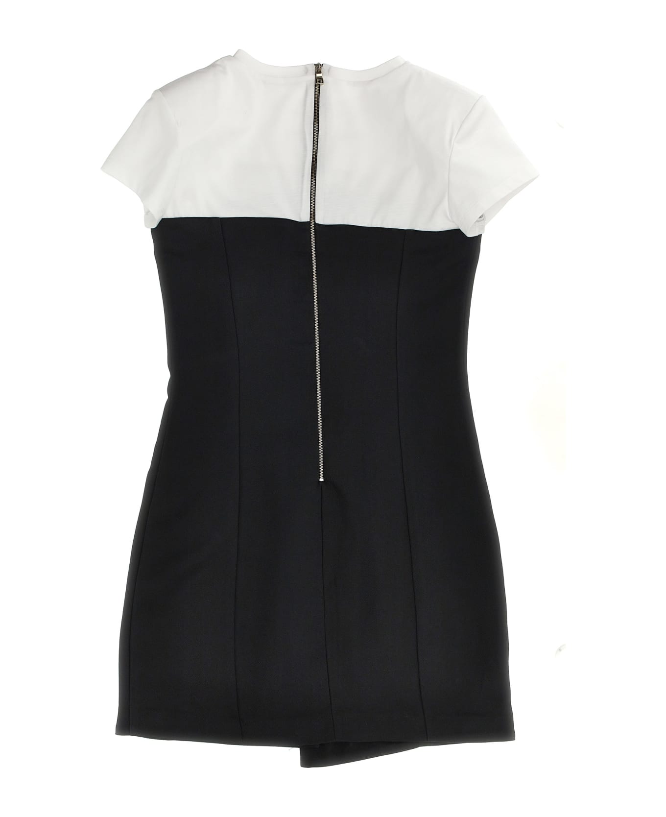 Balmain Mini Dress - White/Black ワンピース＆ドレス