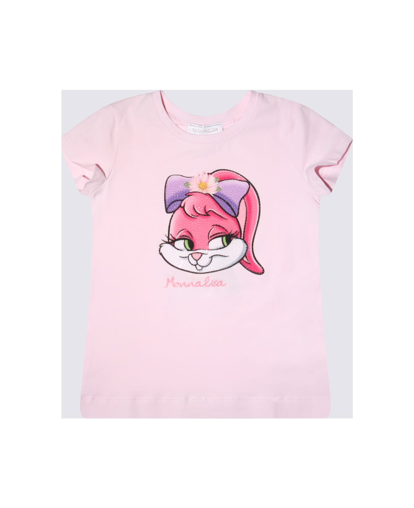 Monnalisa Pink Fairytale Cotton T-shirt - ROSA FAIRYTALE