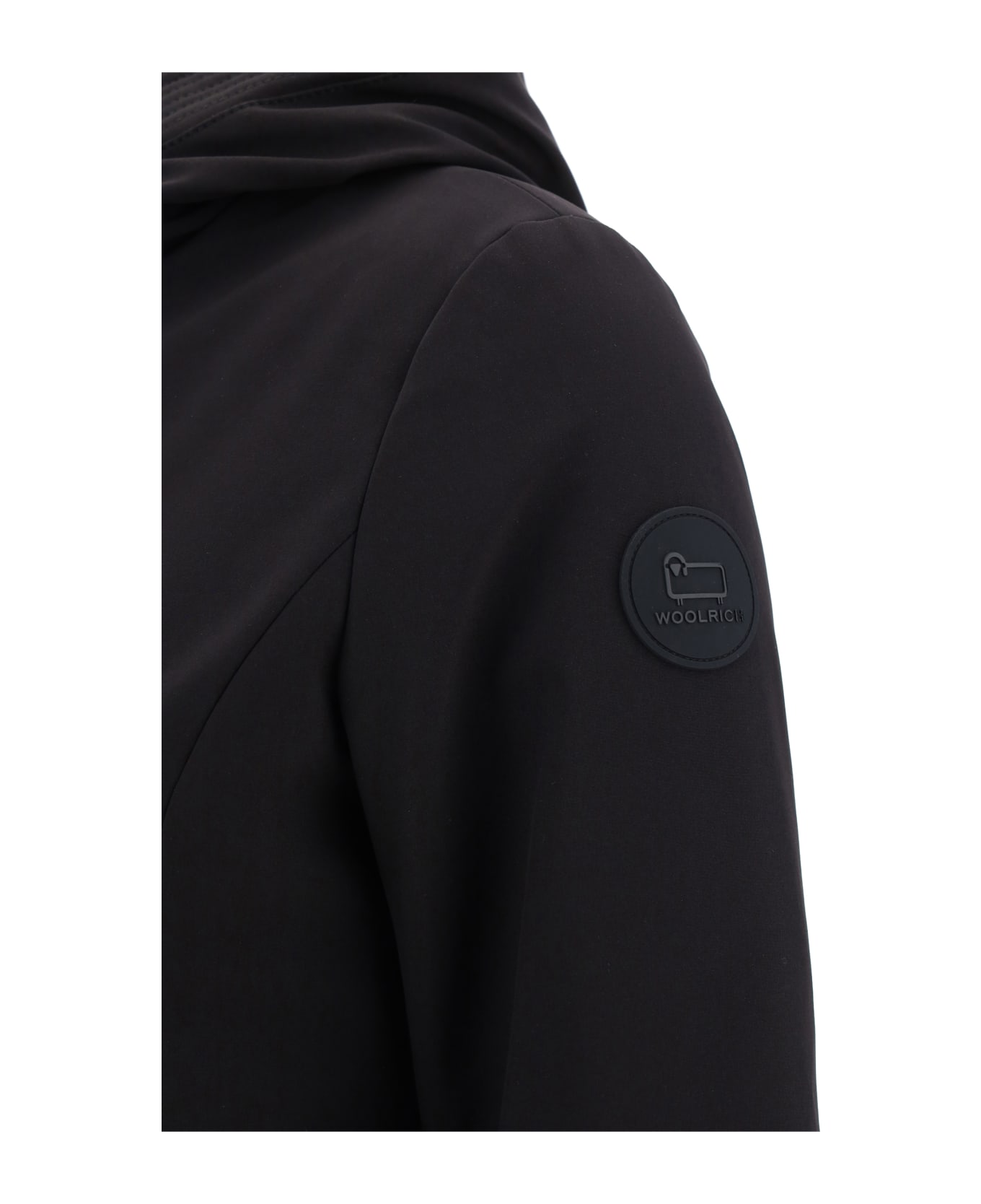 Woolrich Hooded Jacket Woolrich - BLACK