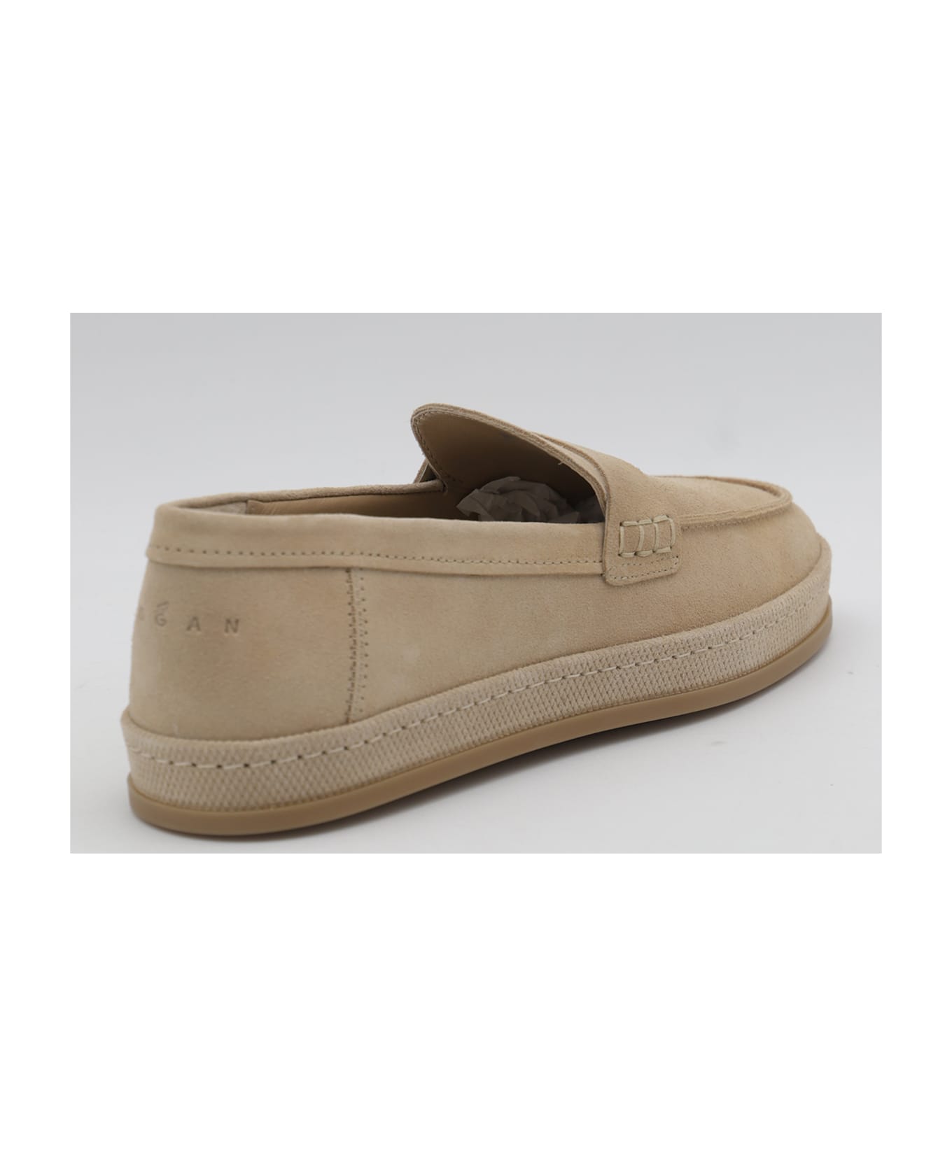 Hogan Beige Loafers - Pink