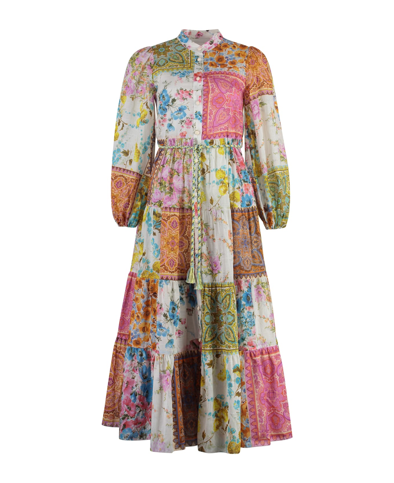 Zimmermann Printed Cotton Dress - Multicolor