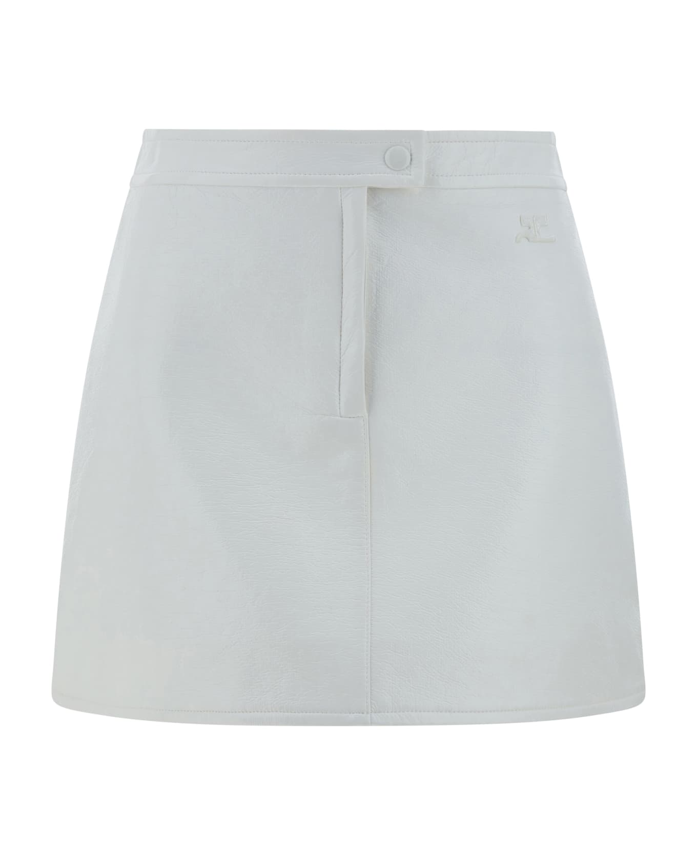 Courrèges Mini Skirt - Heritage White