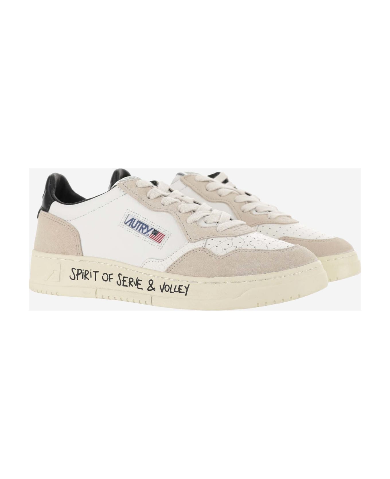 Autry Low Medalist Spirit Of Serve & Volley Sneakers - Bianco