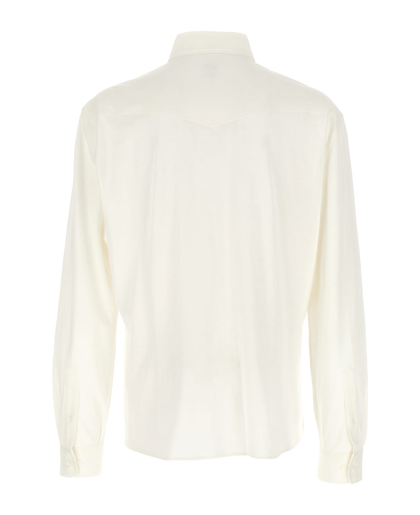 Brunello Cucinelli Linen Cotton Shirt - White