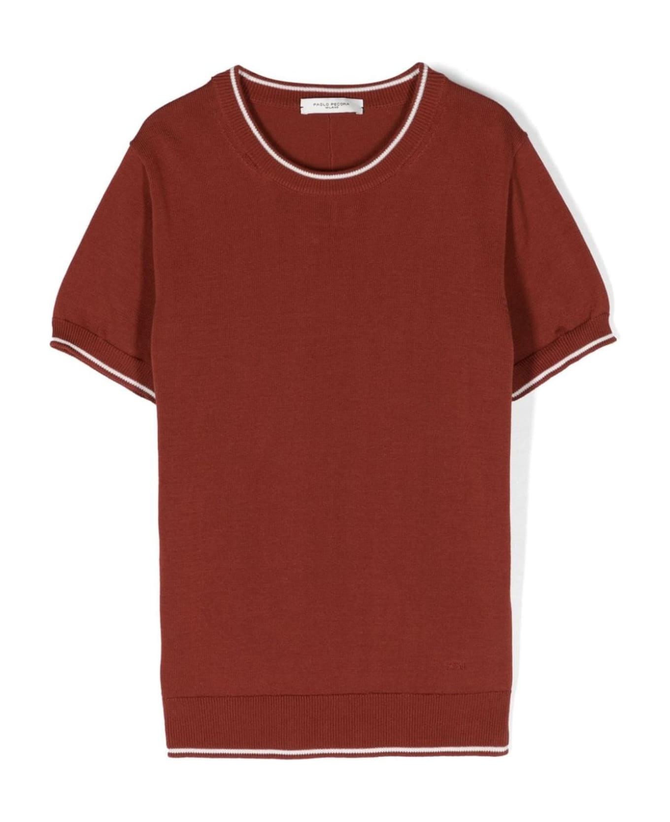 Paolo Pecora Sweaters Red - Red ニットウェア＆スウェットシャツ
