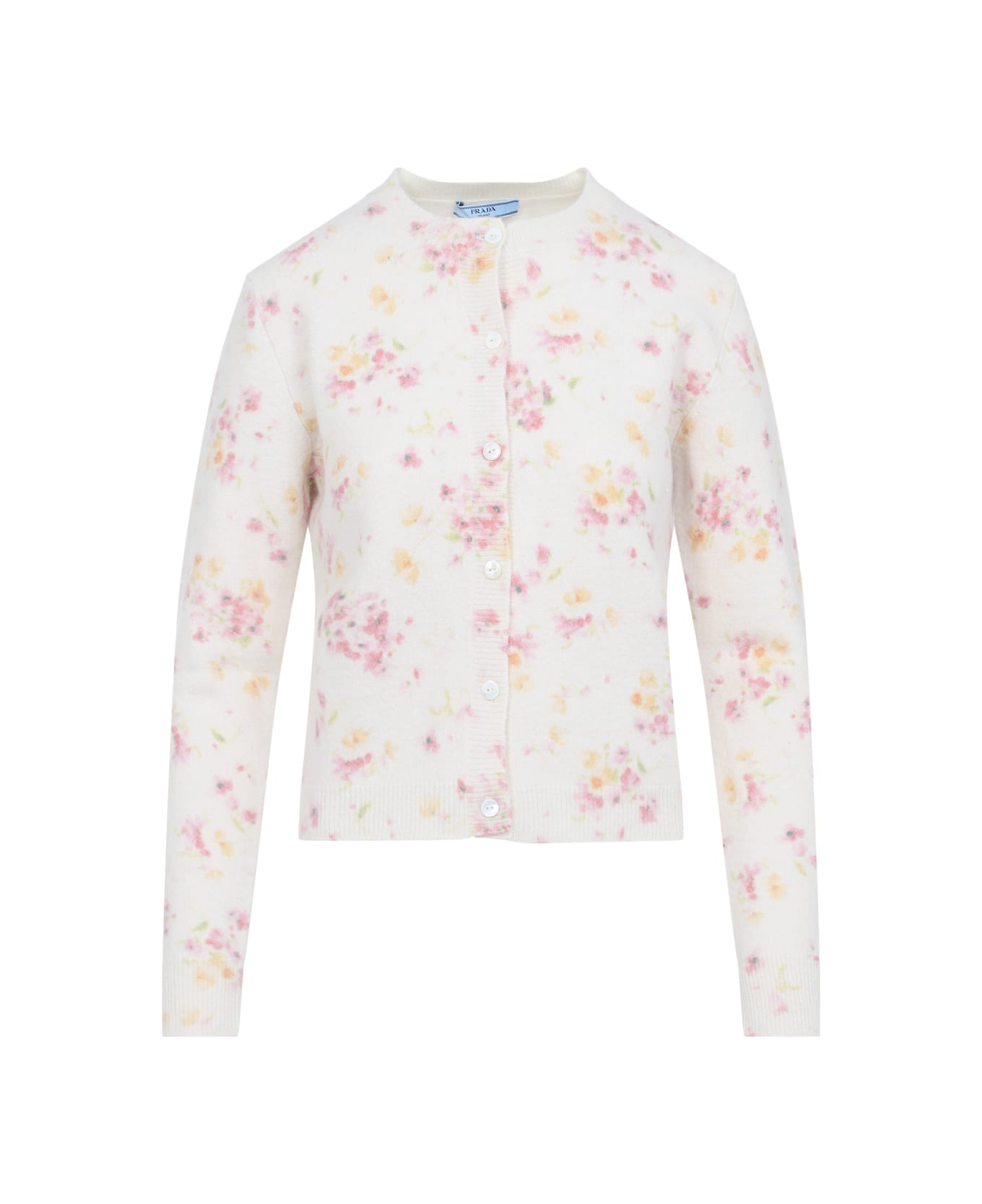 Prada Virgin Wool Cardigan - Begonia
