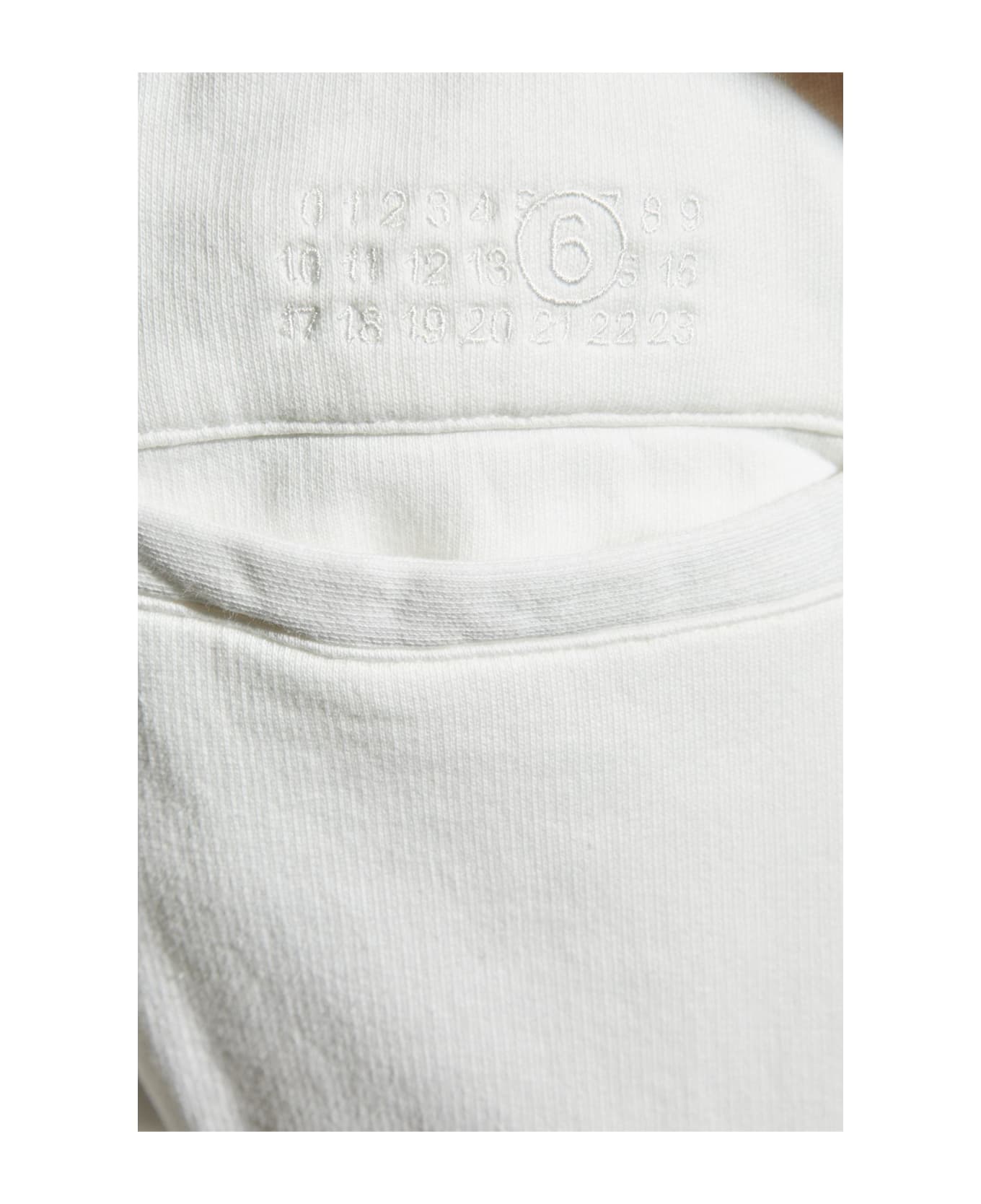 MM6 Maison Margiela Cotton Sweatpants - Off White