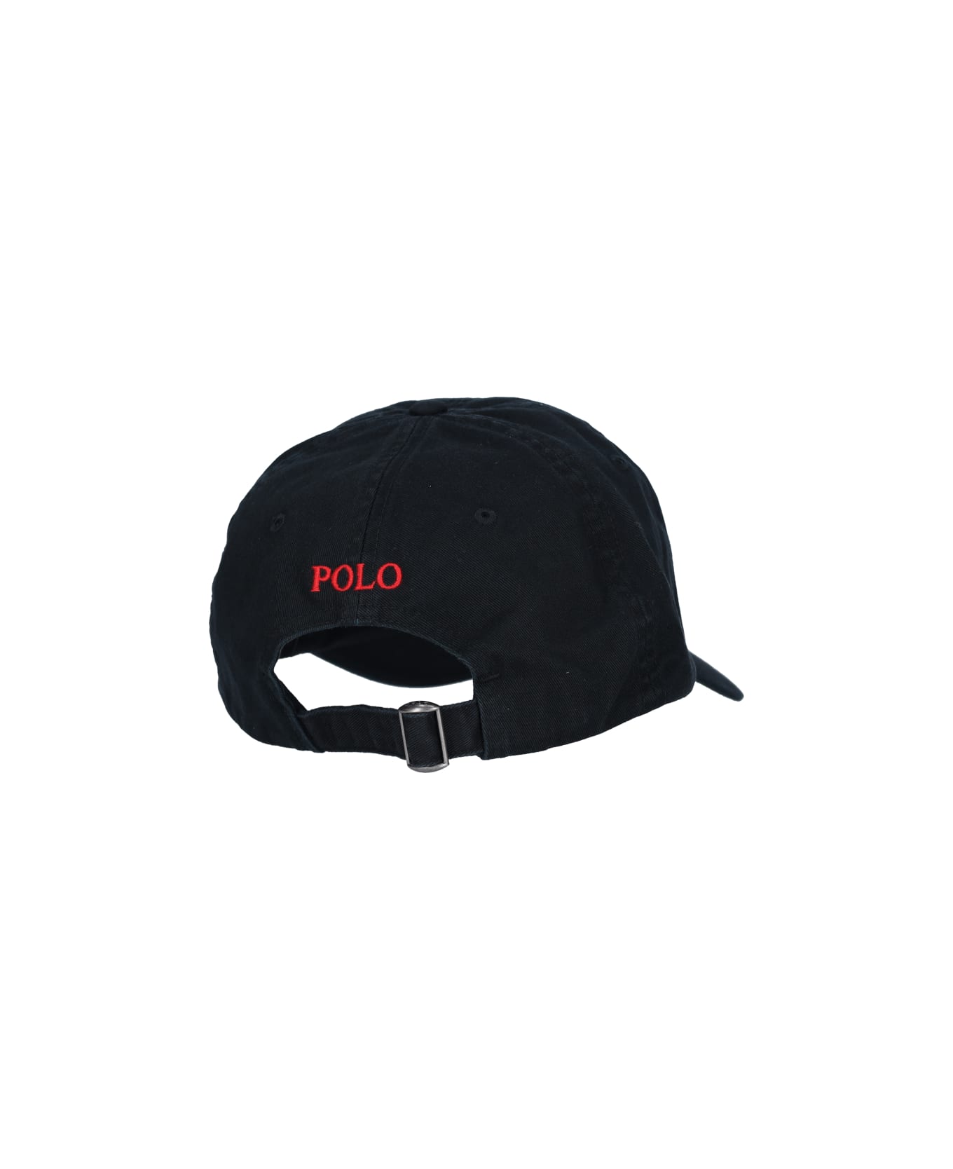 Polo Ralph Lauren Baseball Hat With Pony - Black