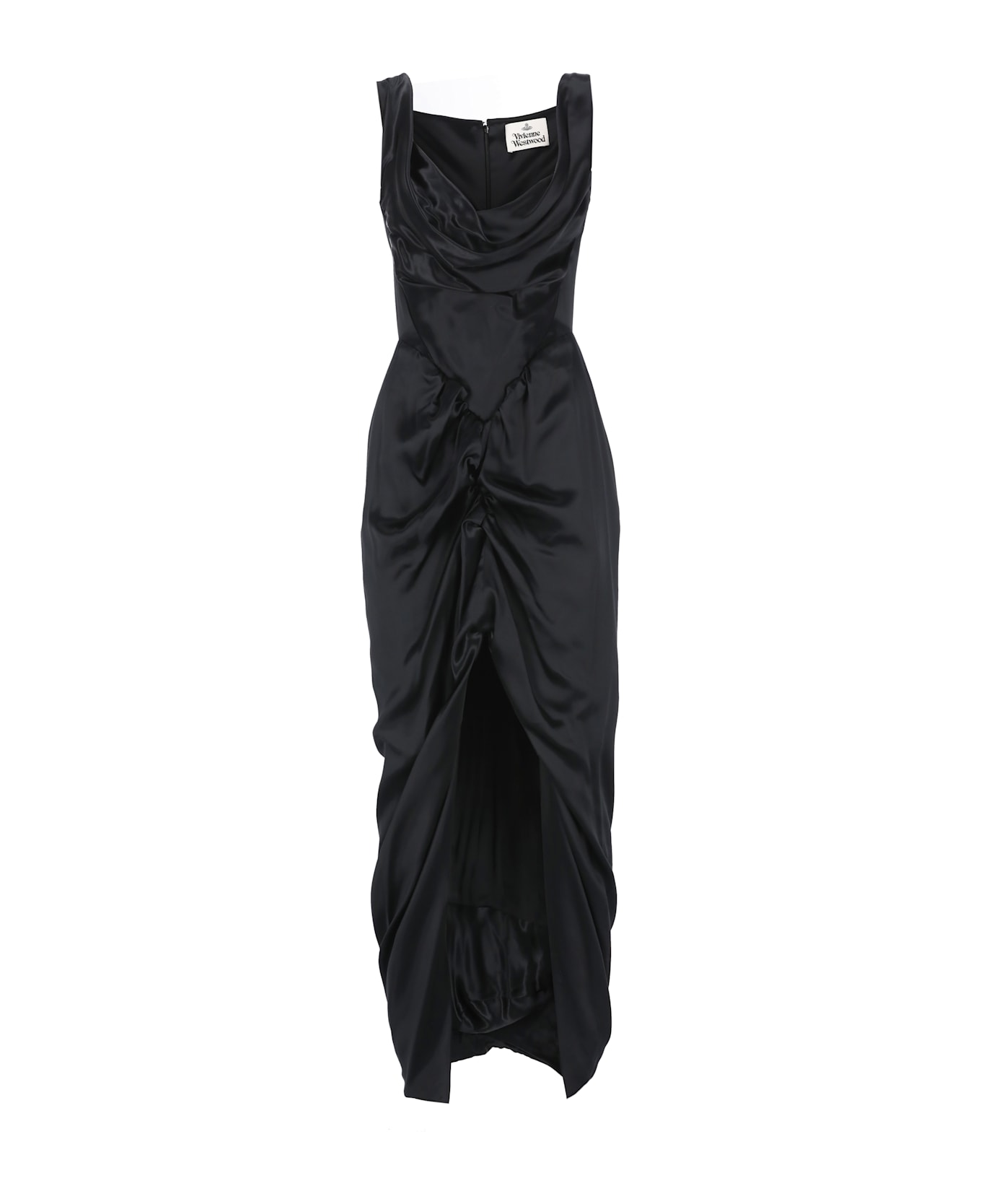 Vivienne Westwood Dress With Vent - Black