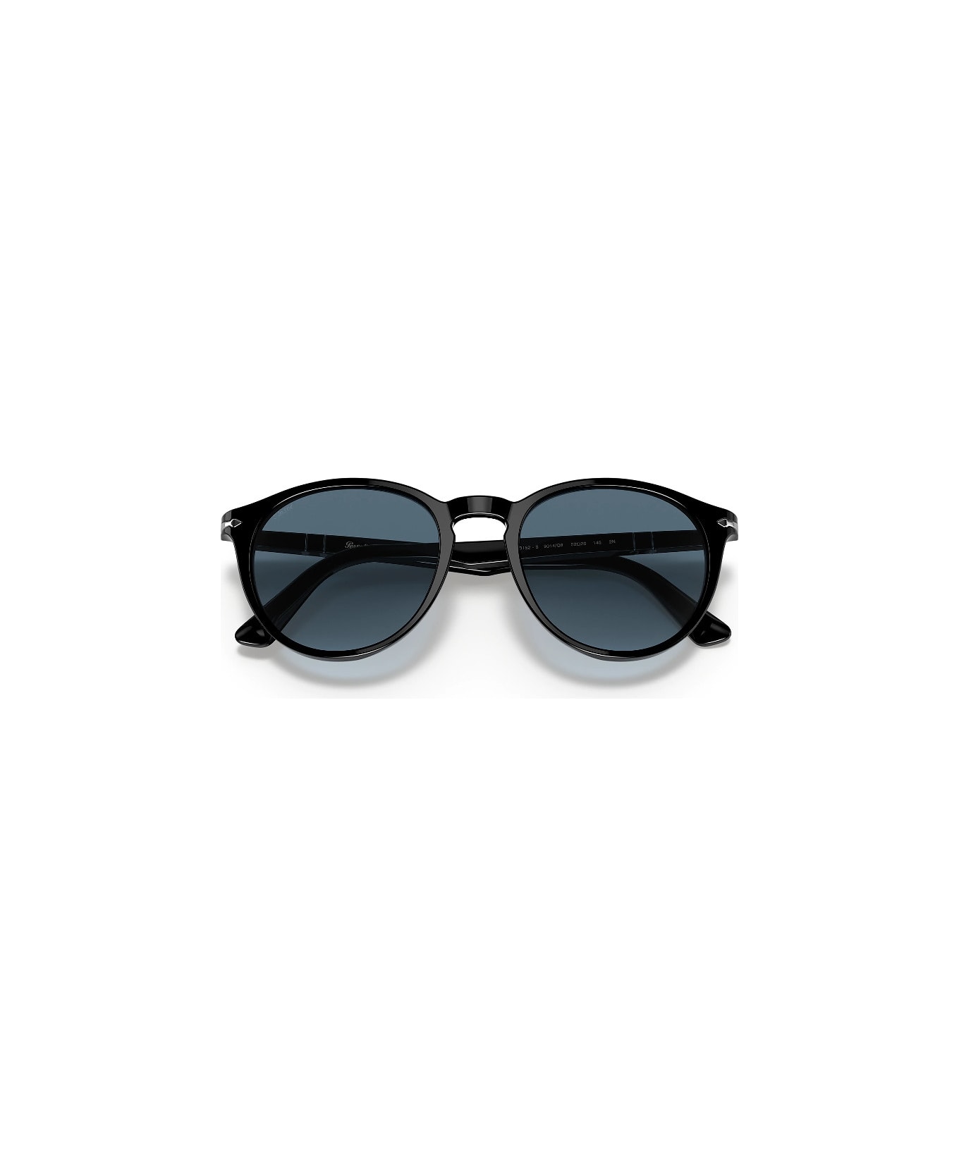 Persol PO3215S 9014/Q8 Sunglasses - Nero lenti grigio-blu