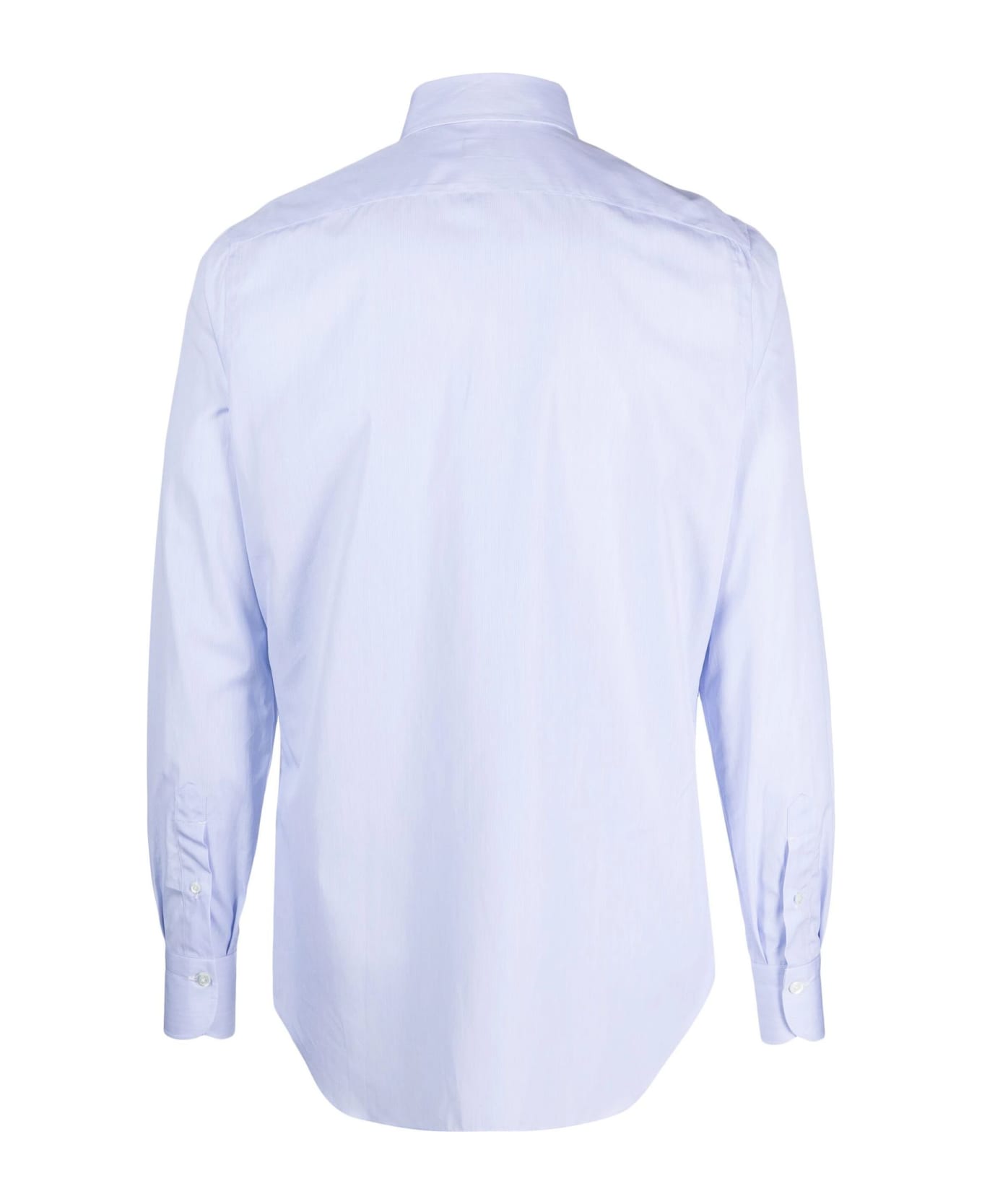 Finamore Light Blue Cotton Shirt - Blue シャツ