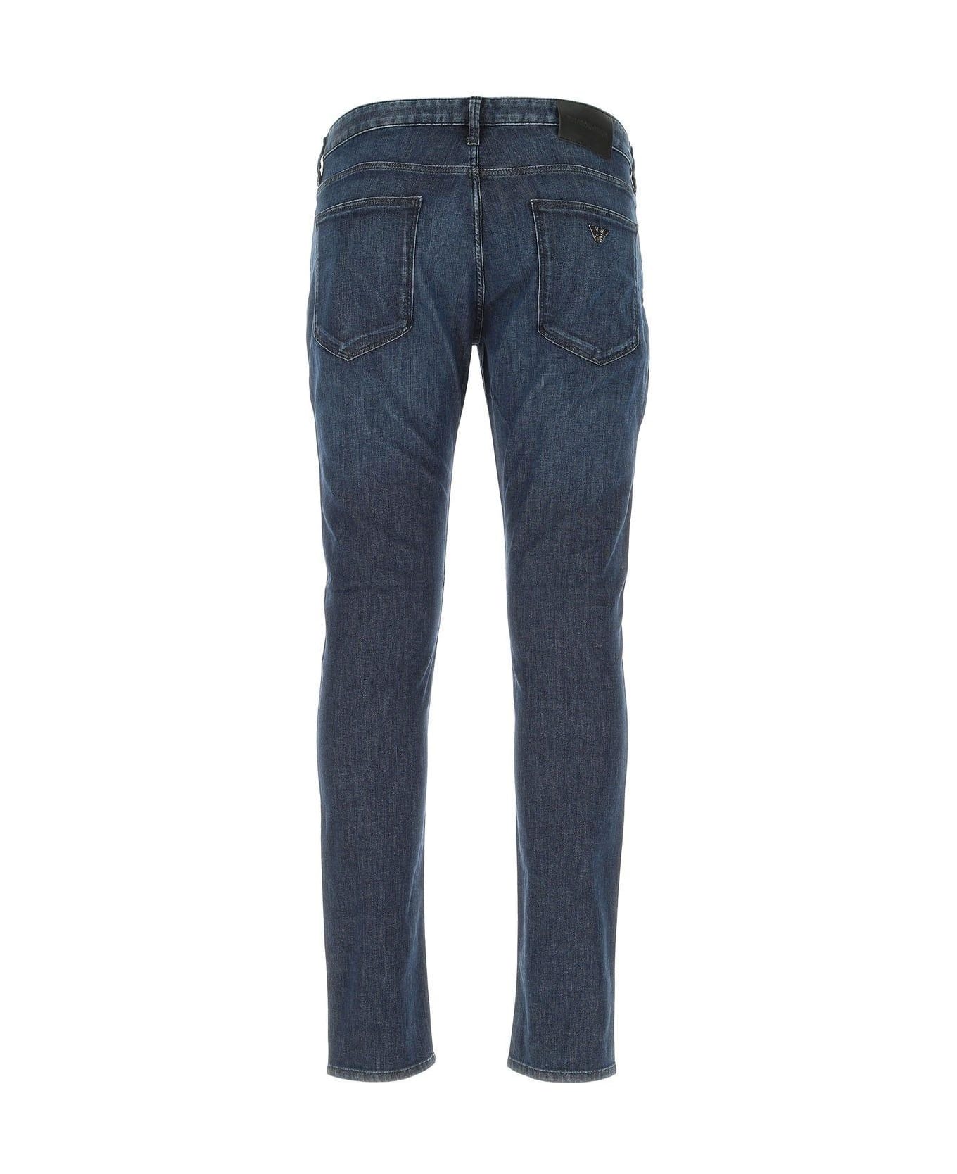 Emporio Hats Armani Stretch Denim Jeans - Blu