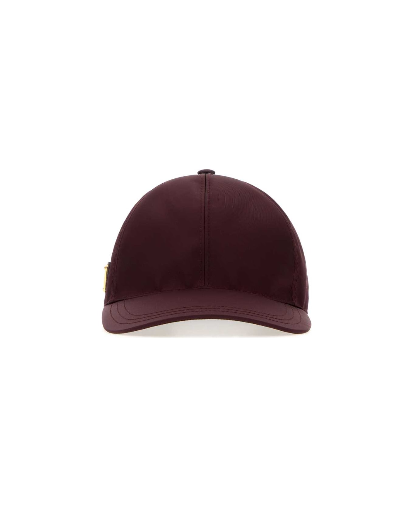 Prada Burgundy Re-nylon Baseball Cap - BORDEAUX 1