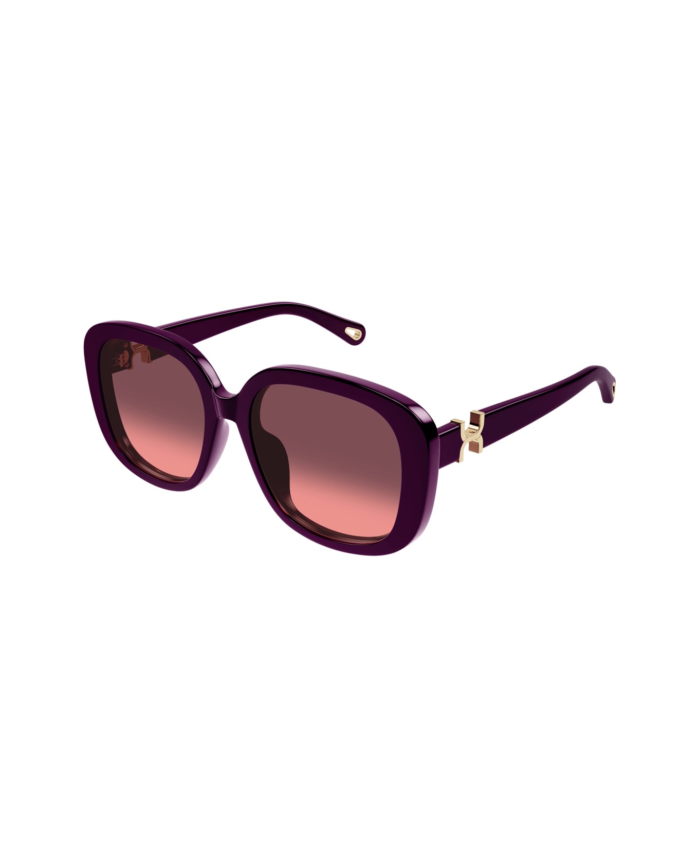 Chloé Ch0303sk Marcie-linea Chloé 005 Burgundy Red Sunglasses - Bordeaux