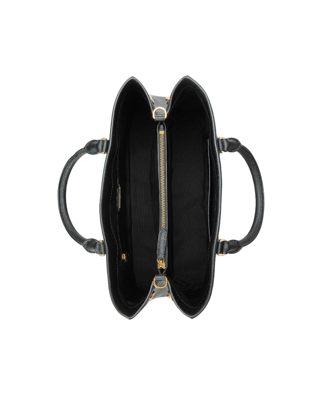 Polo Ralph Lauren Hanna Logo Plaque Tote Bag - Black