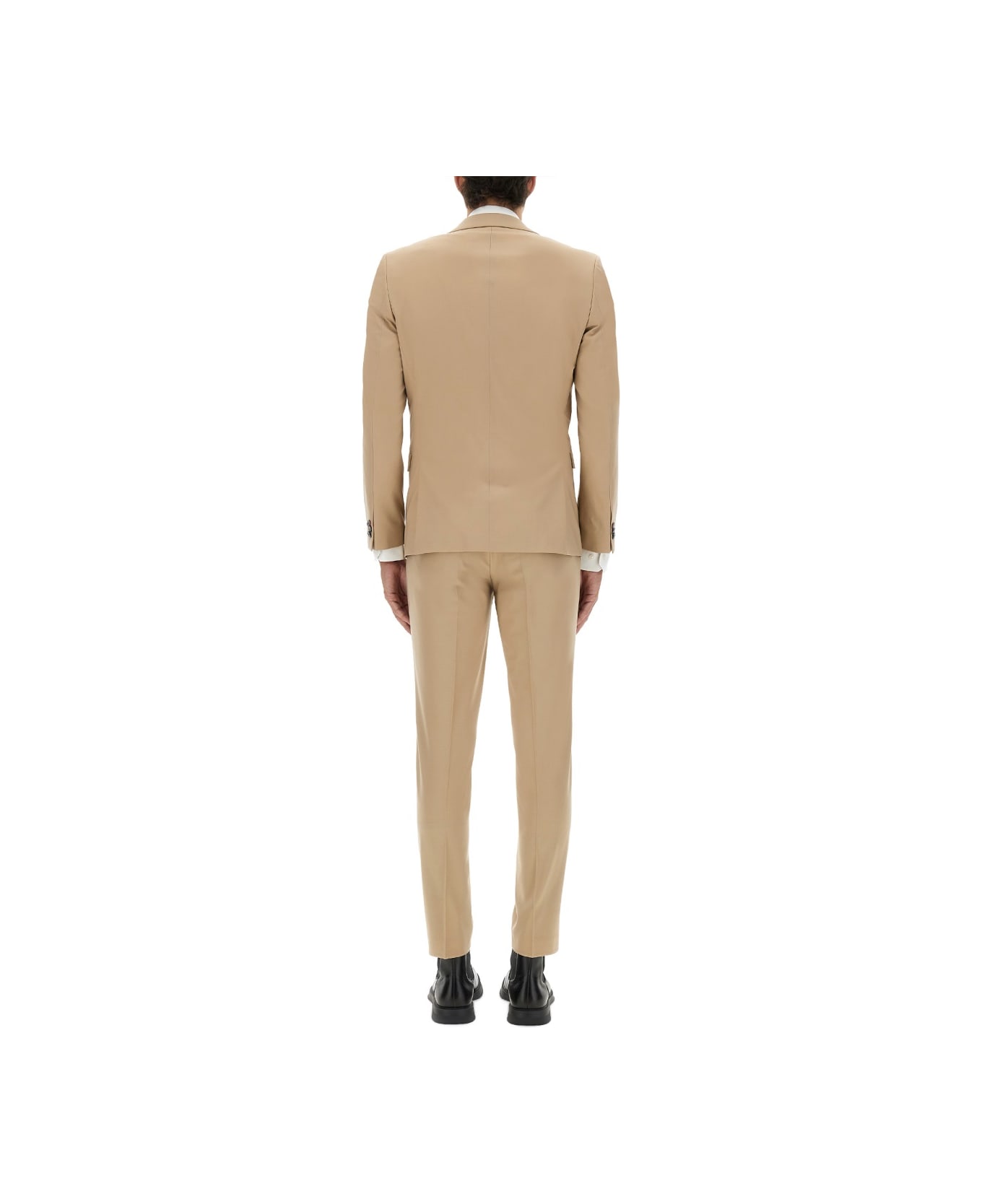 Hugo Boss Slim Fit Three Piece Suit - BEIGE