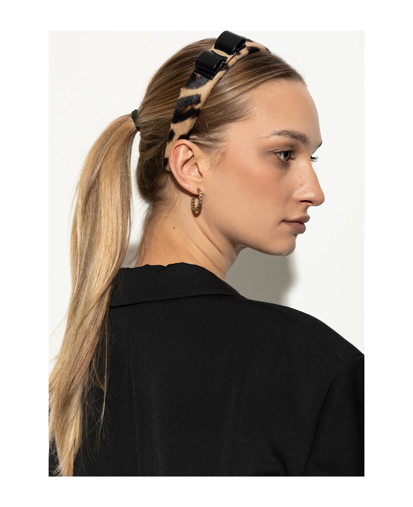 Ferragamo Hairband - BROWN