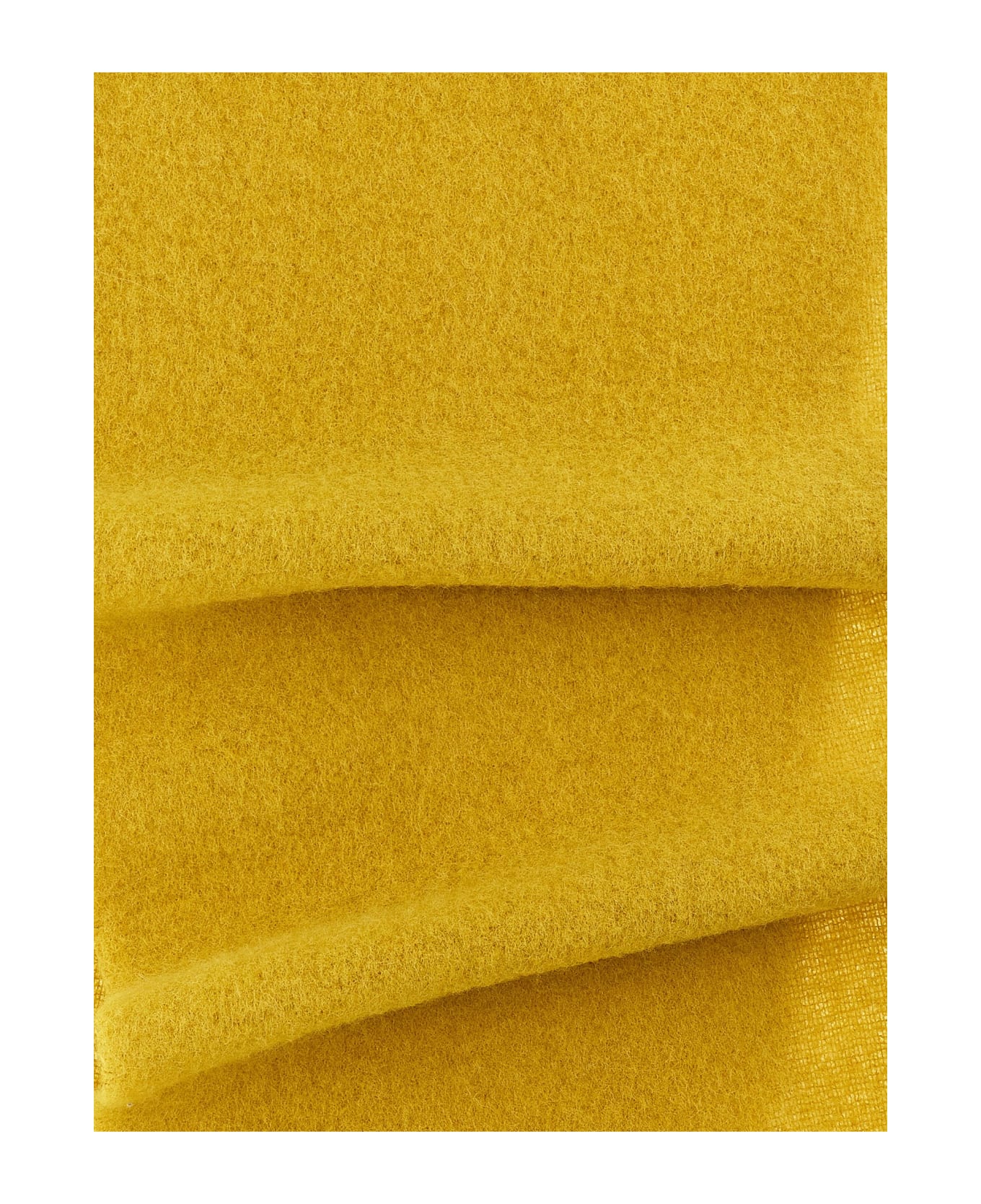 Marni Logo Patch Scarf - Yellow