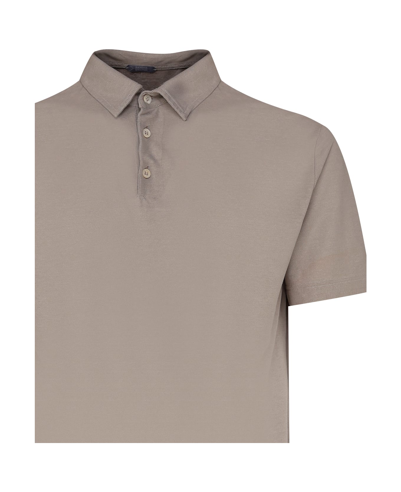 Zanone Cotton Polo T-shirt - Sabbia