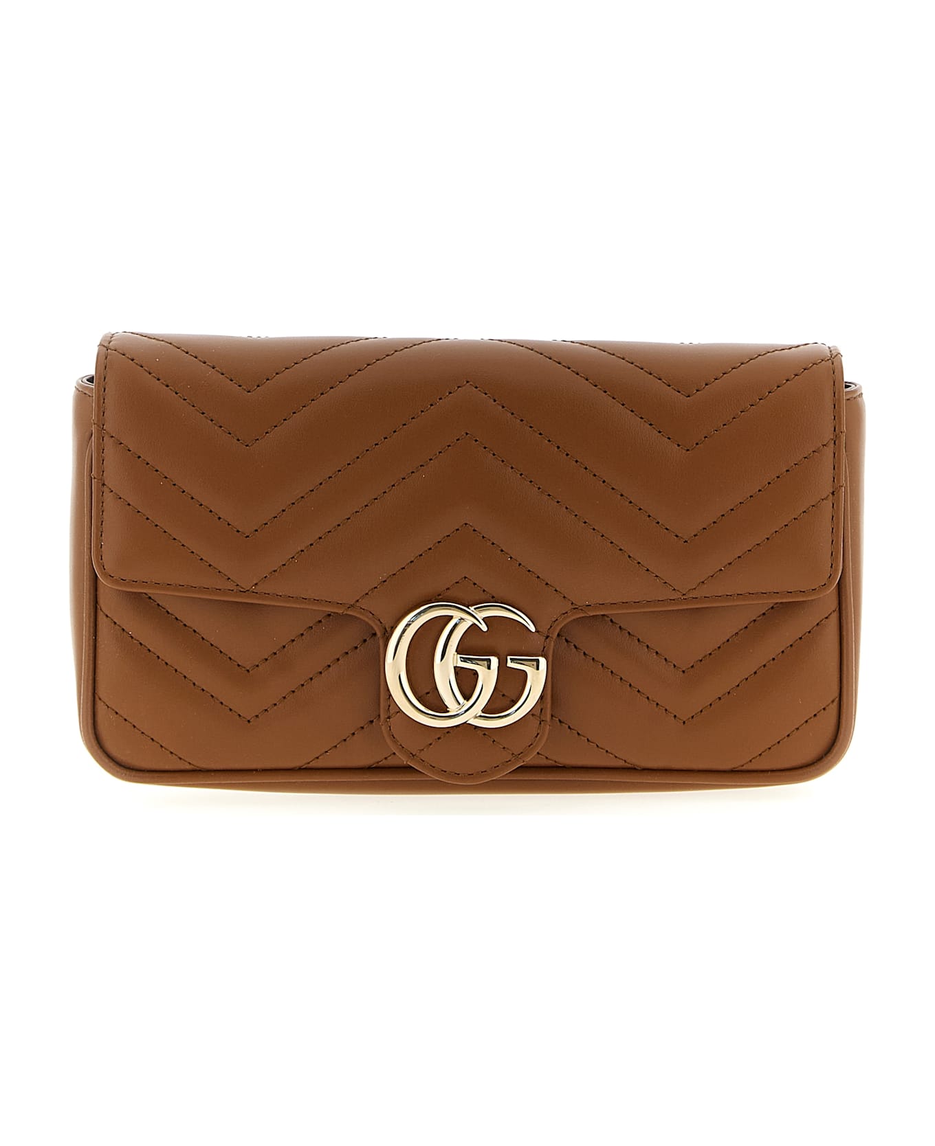 Gucci 
gg Marmont
 Small Shoulder Bag - Brown