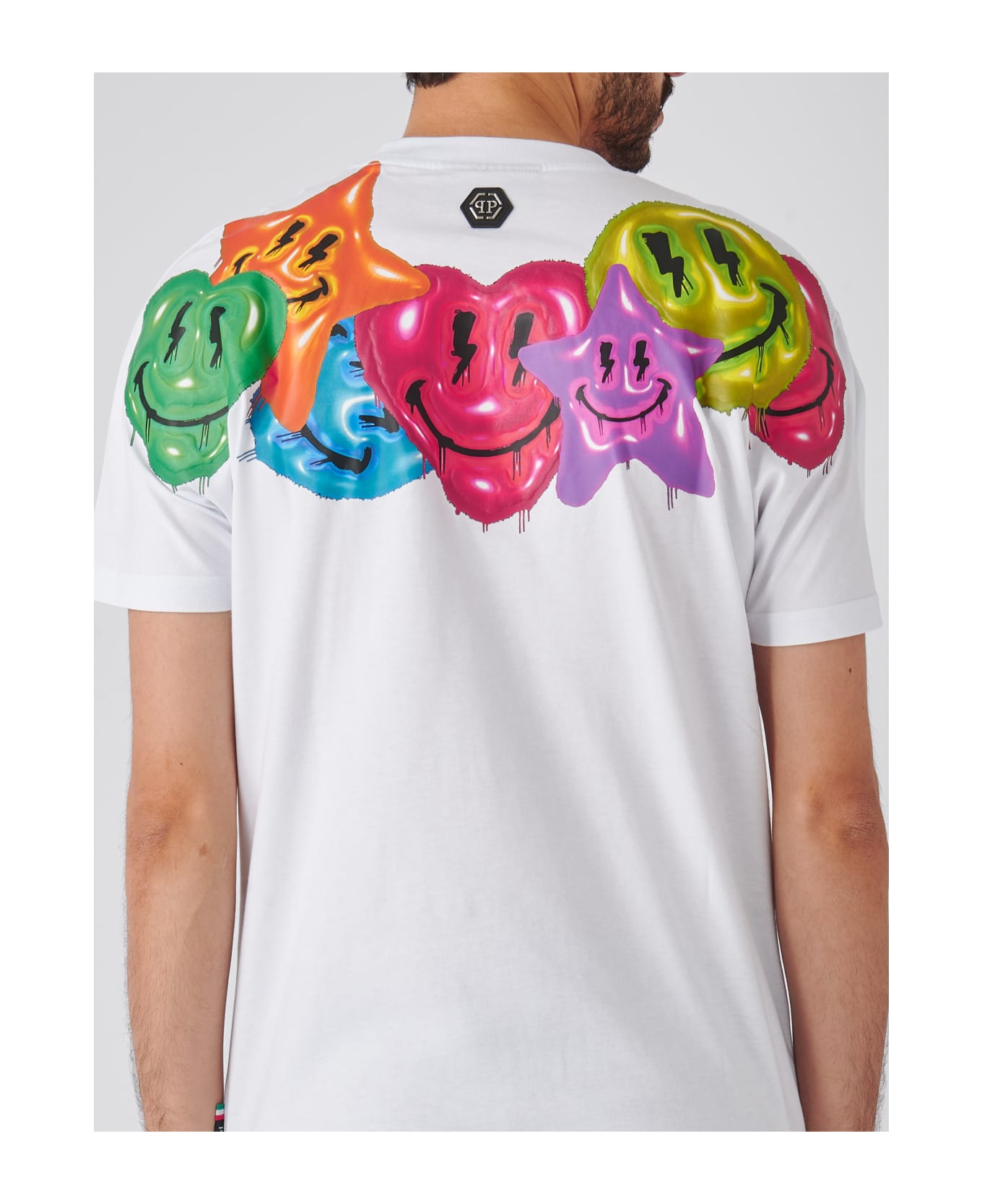 Philipp Plein T-shirt Round Neck Ss T-shirt - BIANCO シャツ