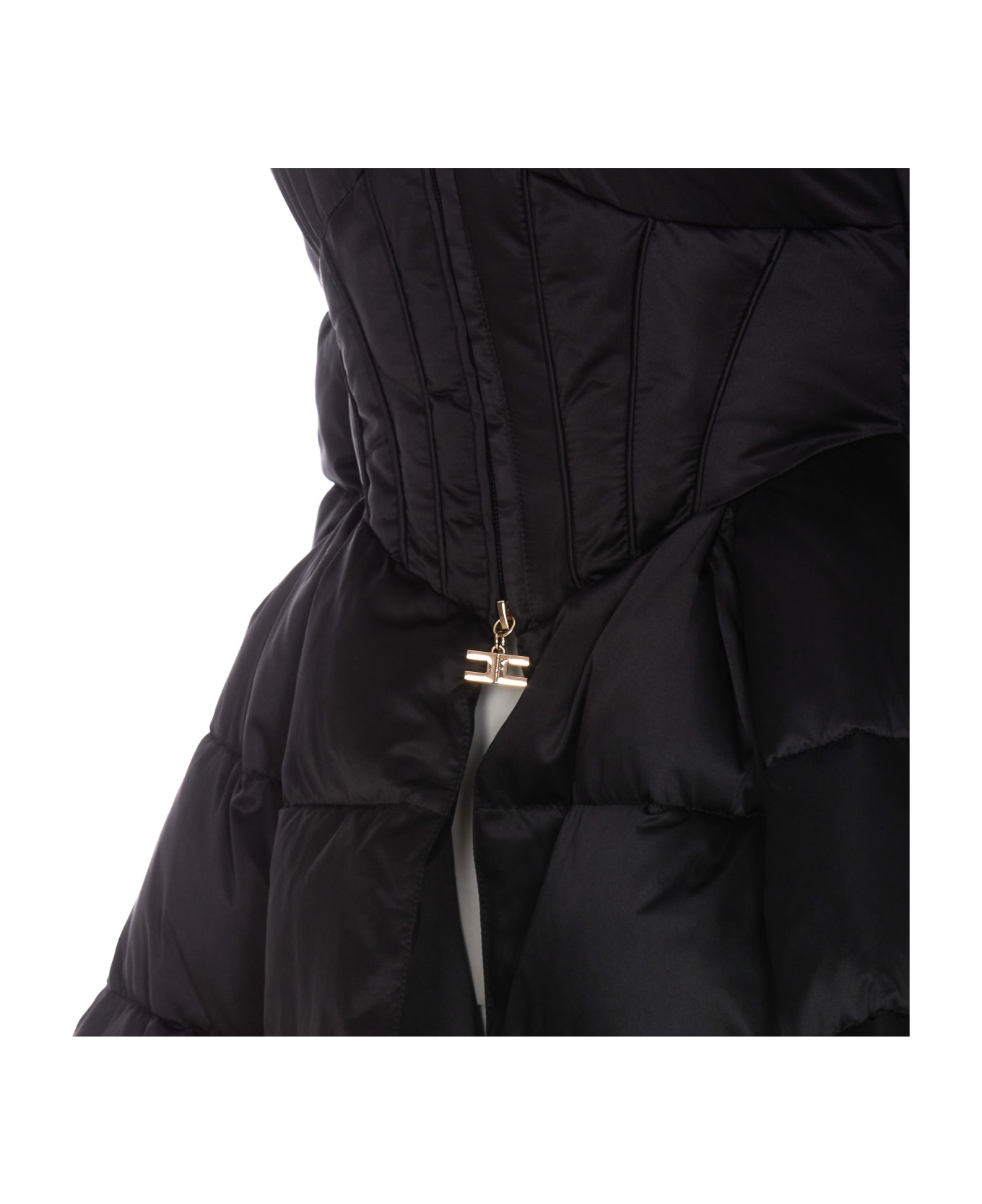 ジャケット ELISABETTA FRANCHI Woman Jacket Black GB01D 110 ELISABETTA FRANCHI Women's jacket gio09546e2 110 black