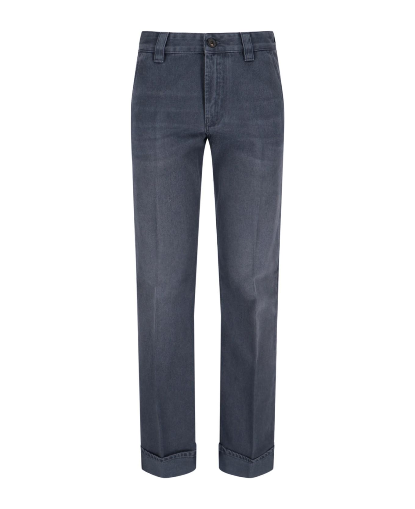 Miu Miu Straight Jeans - GRIGIO