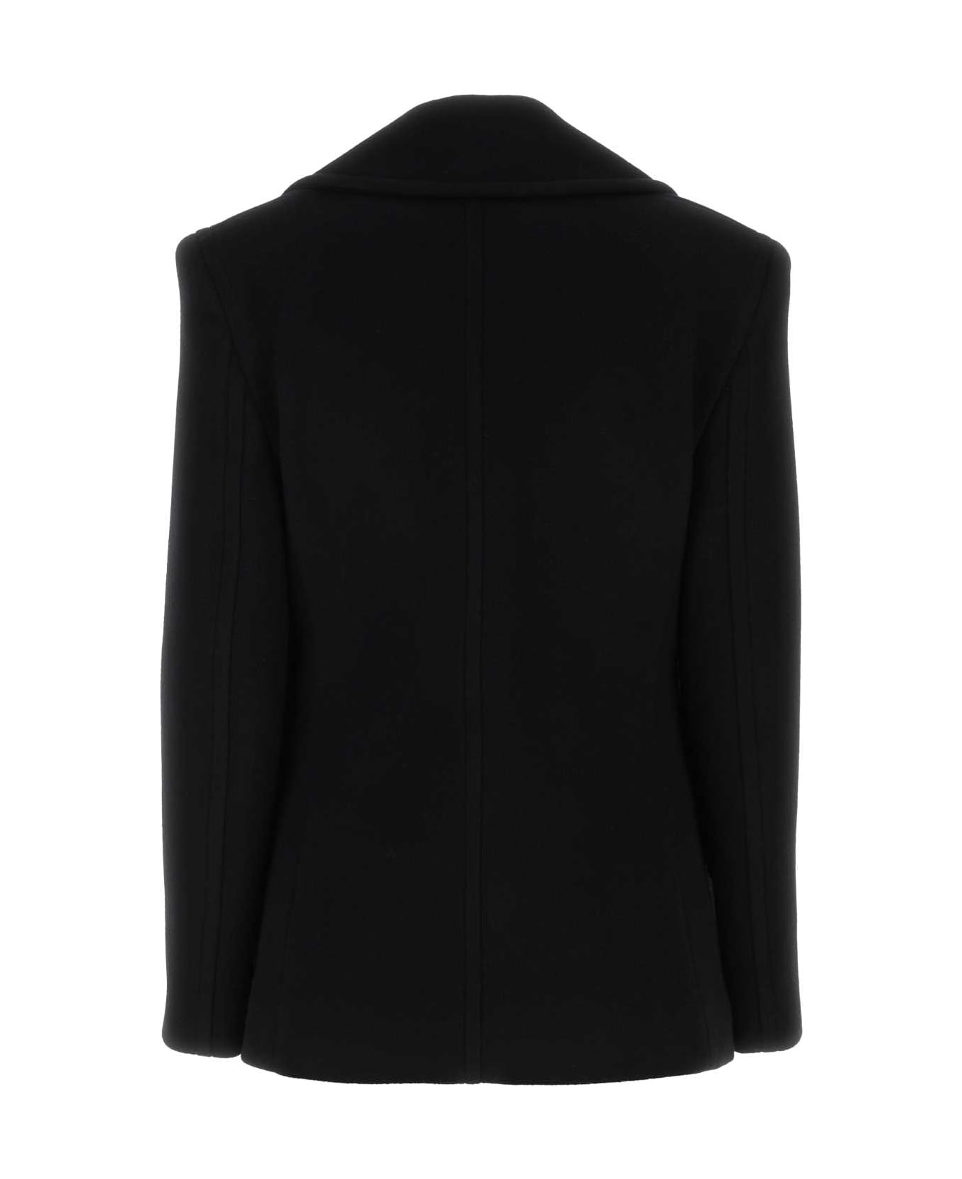 Givenchy Black Wool Coat - 001