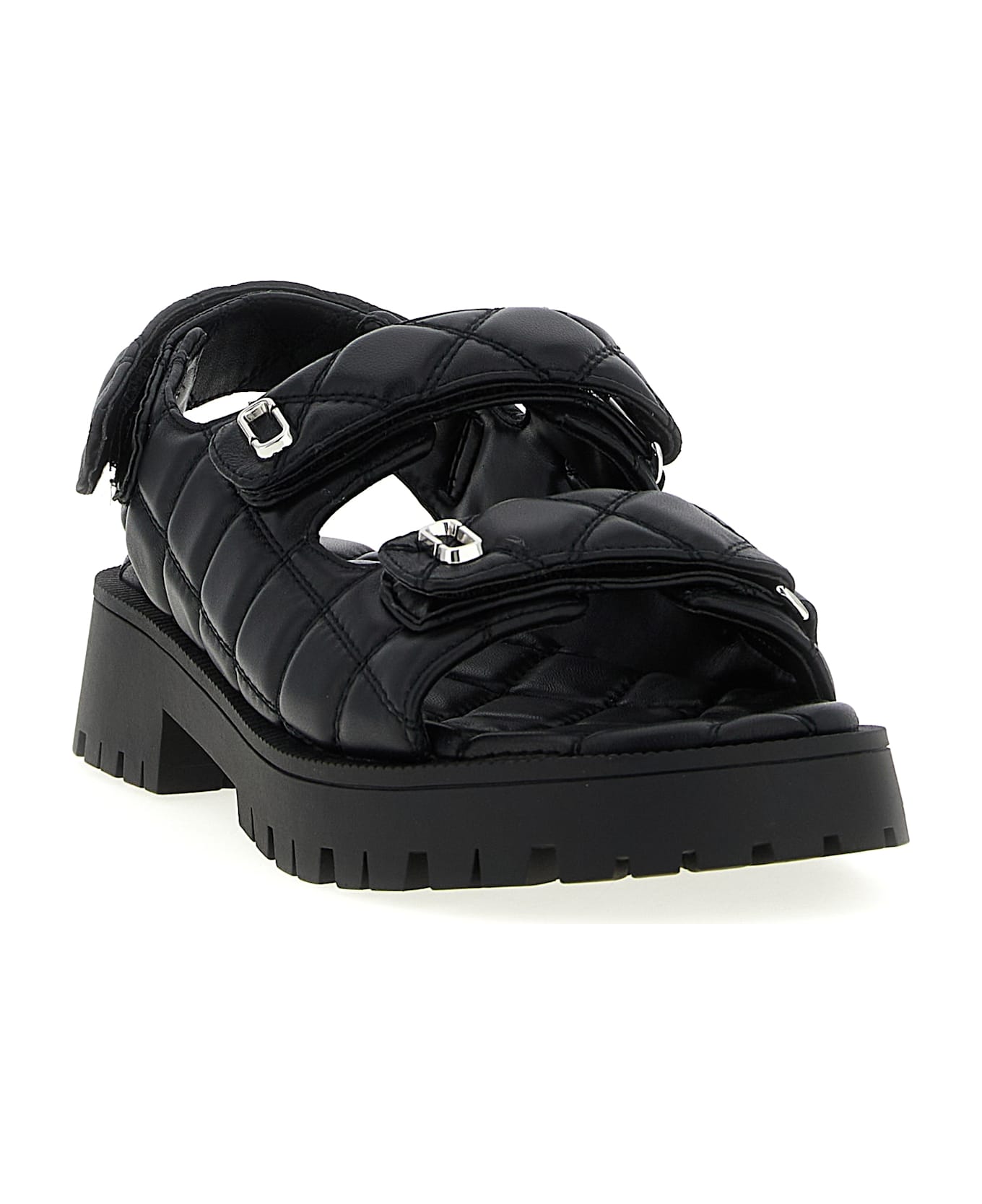 Marc Jacobs 
the Quilted Sunny
 Sandals - Black  