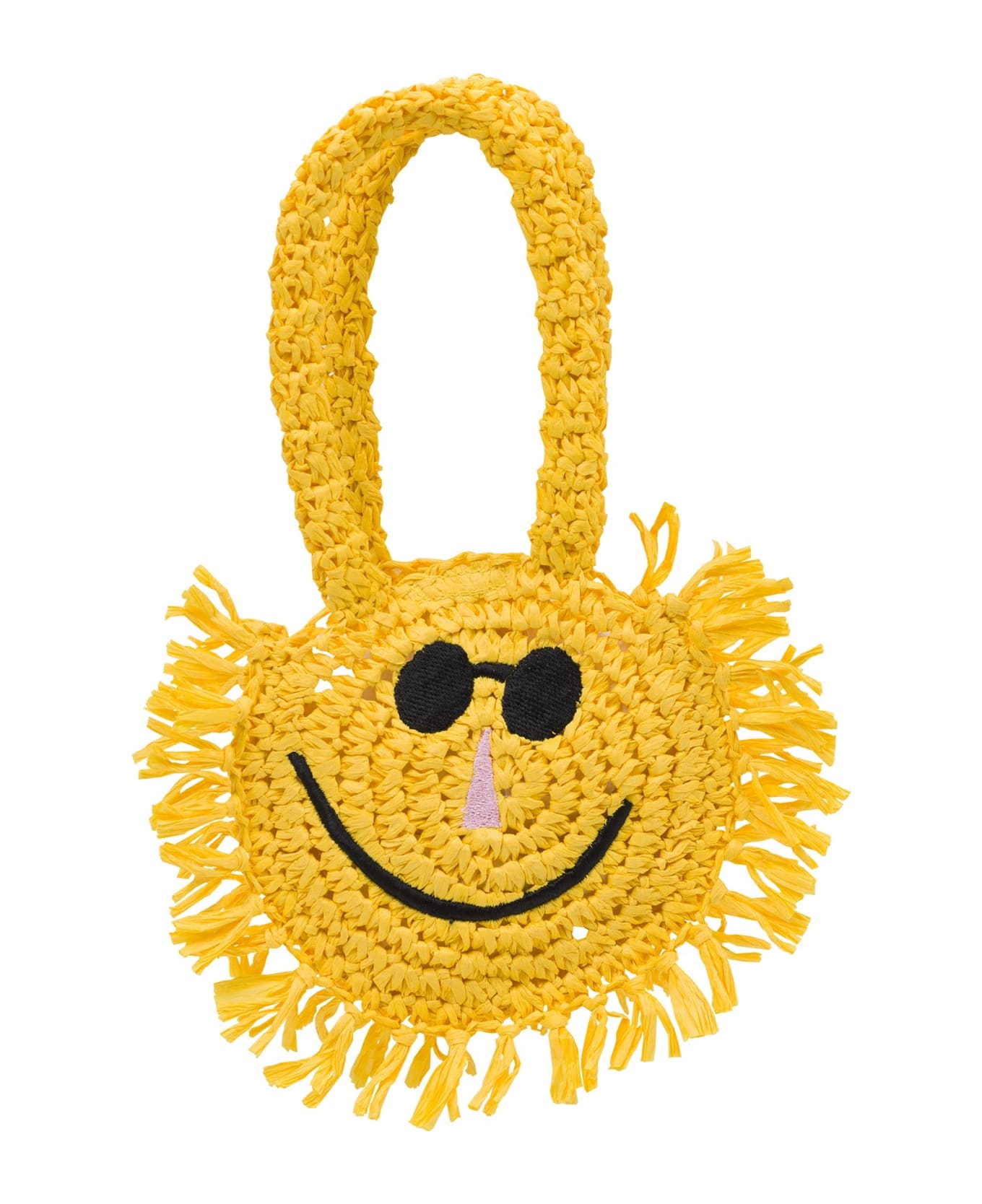 Stella McCartney Kids Sunshine Shoulder Bag With Fringes - Yellow