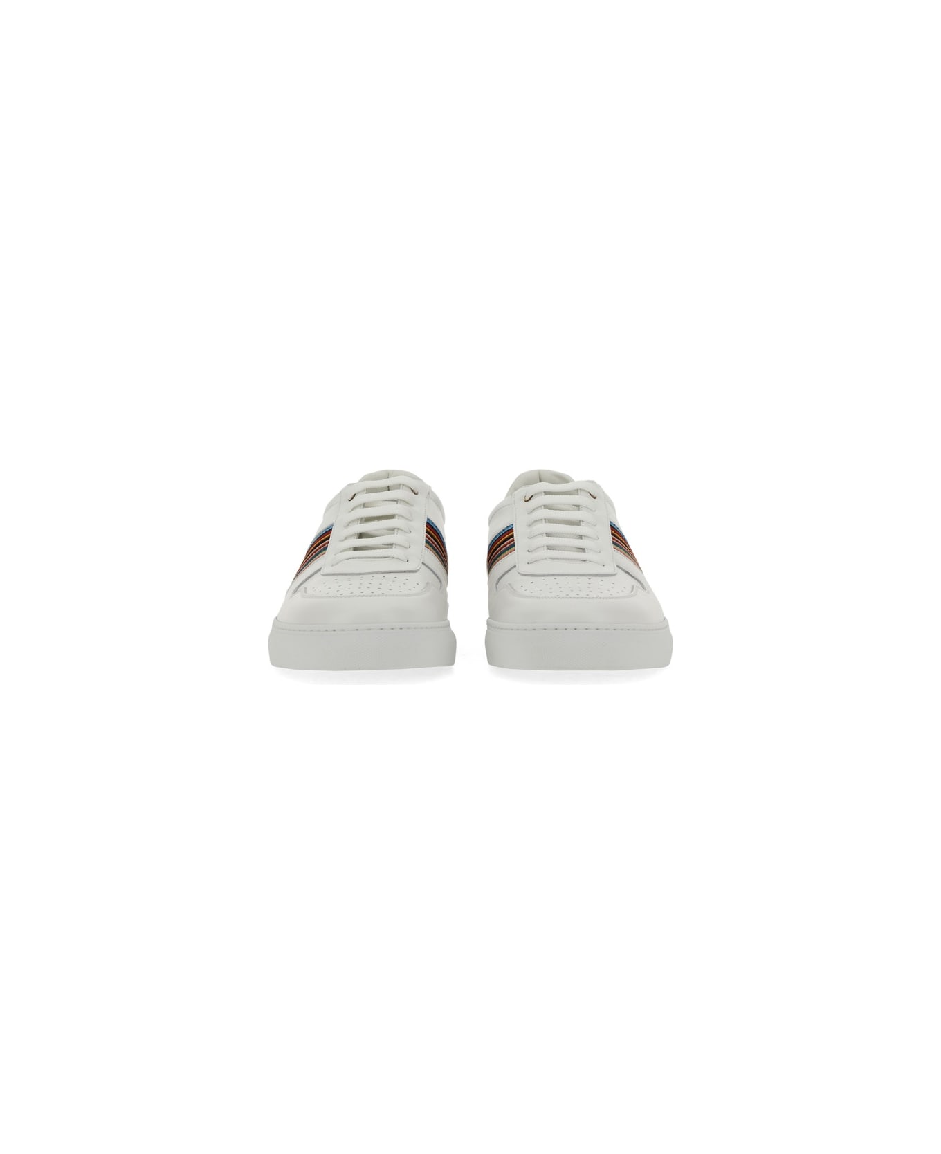 Paul Smith Leather Sneaker - WHITE