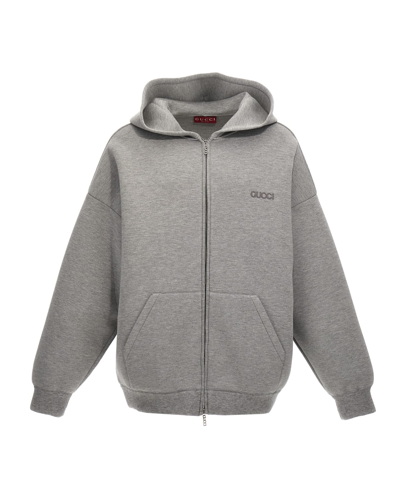 Gucci Zipped Hoodie - Gray