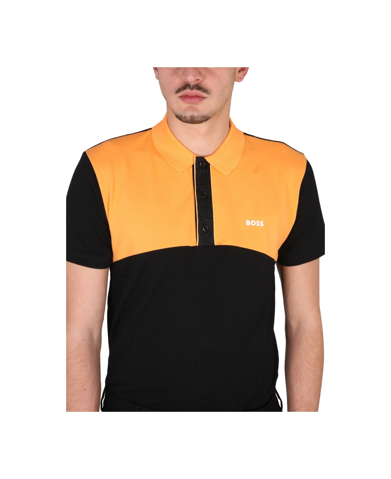 Hugo Boss Polo With Logo - BLACK