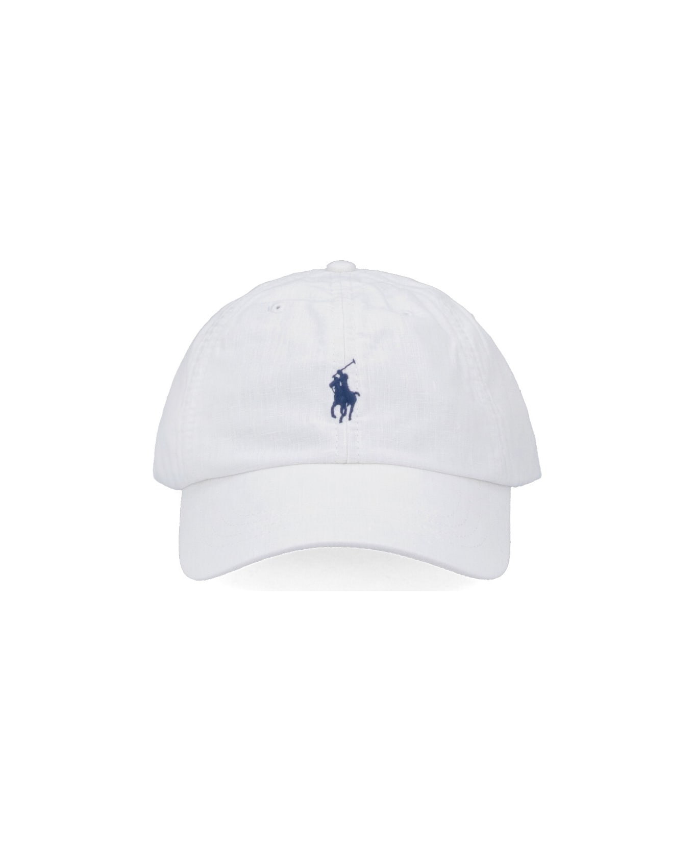 Polo Ralph Lauren Logo Baseball Cap - White