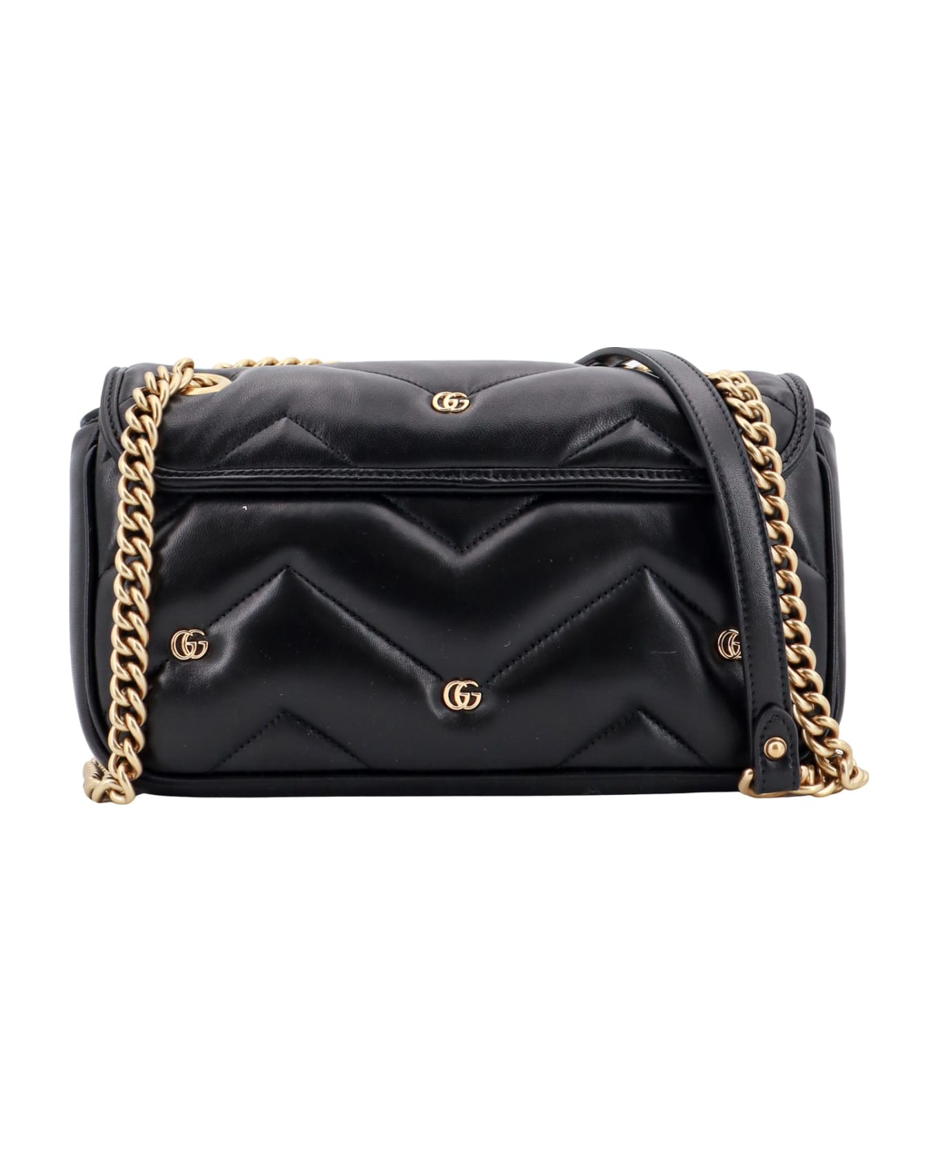Gucci Gg Marmont Shoulder Bag - Black ショルダーバッグ